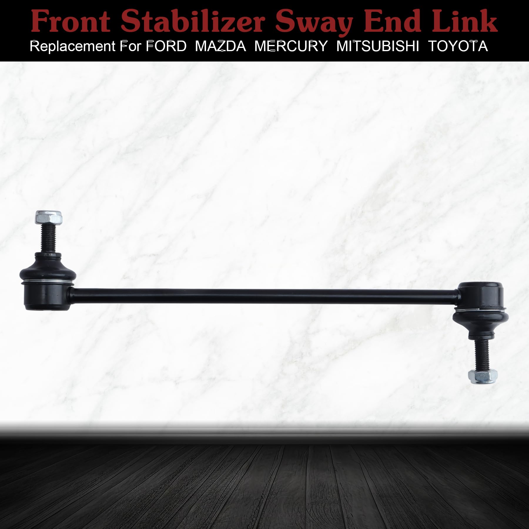 Stiueoav K80296 Sway Bar Link - Front Stabilizer End Link Compatible With 2004-2012 Ford Escape?2005-2011 Mazda Tribute/Mariner?