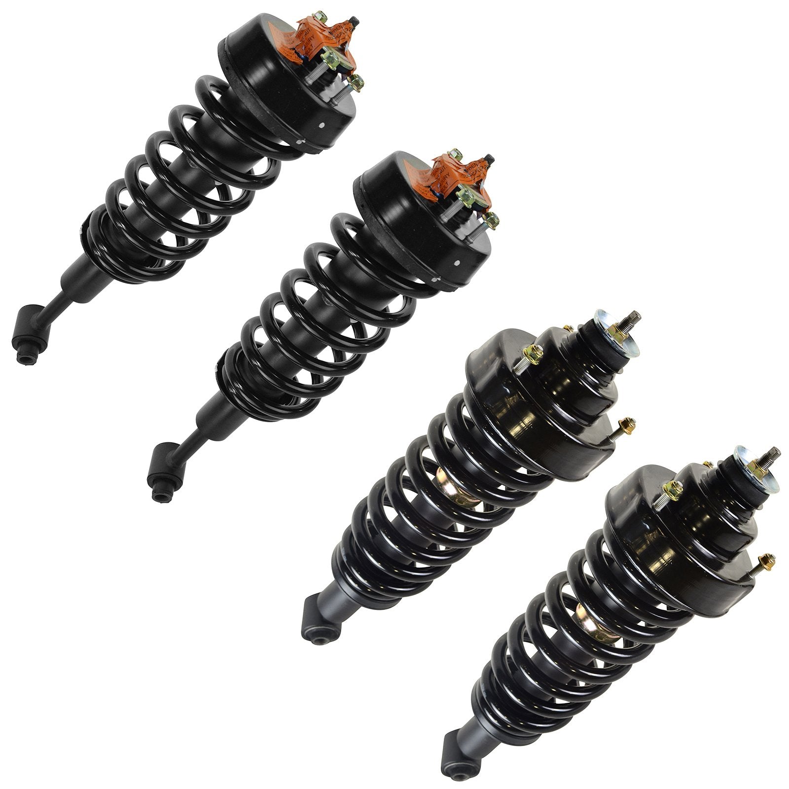 Trq Front And Rear Strut & Coil Spring Assembly Set Driver & Passenger Sides Compatible With 04-05 Ford Explorer Mercury Mountai