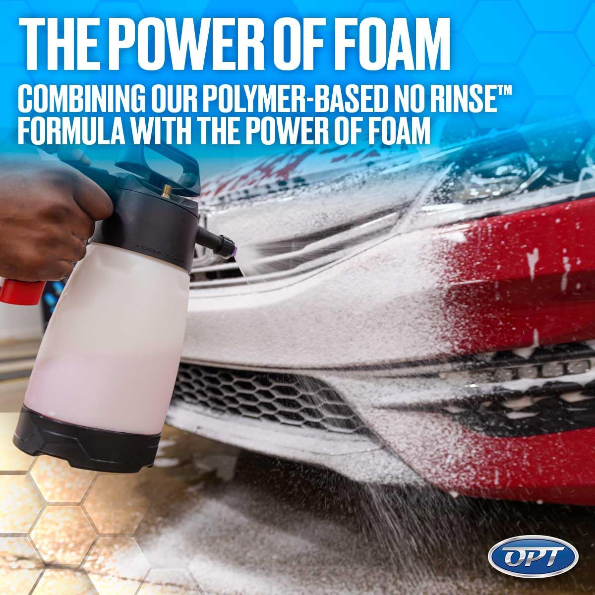 Optimum Hyper Foam Onr Rinseless Foaming Car Wash Soap - Spray-On, Agitate, No Rinse, And Dry - Rinseless Car Wash With Foam And