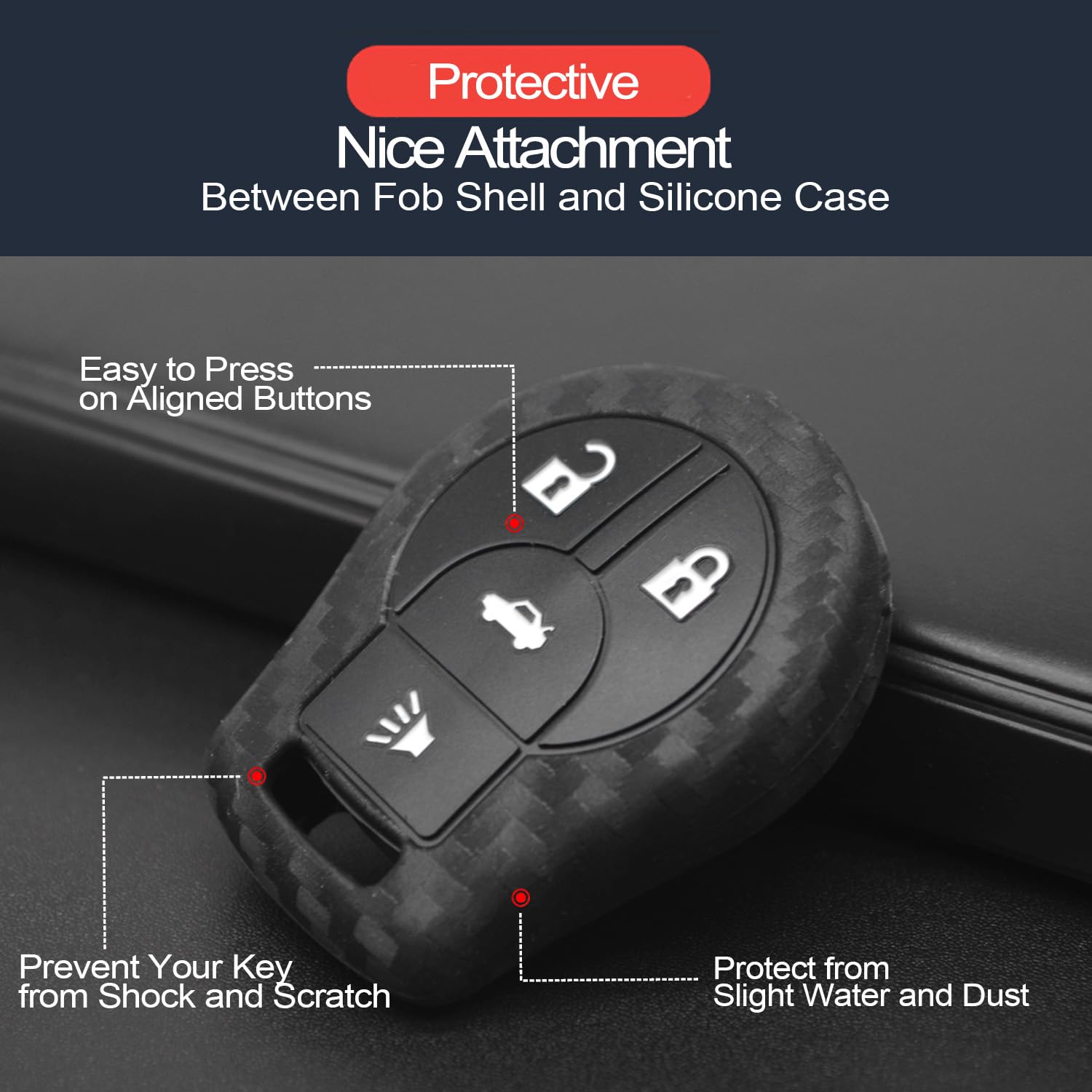 Infipar 2Pcs Compatible With Nissan 350Z Altima Armada Cube Juke Maxima Nv1500 Nv200 Nv2500 Nv350 Urvan Nv3500 Quest Rogue Sentr