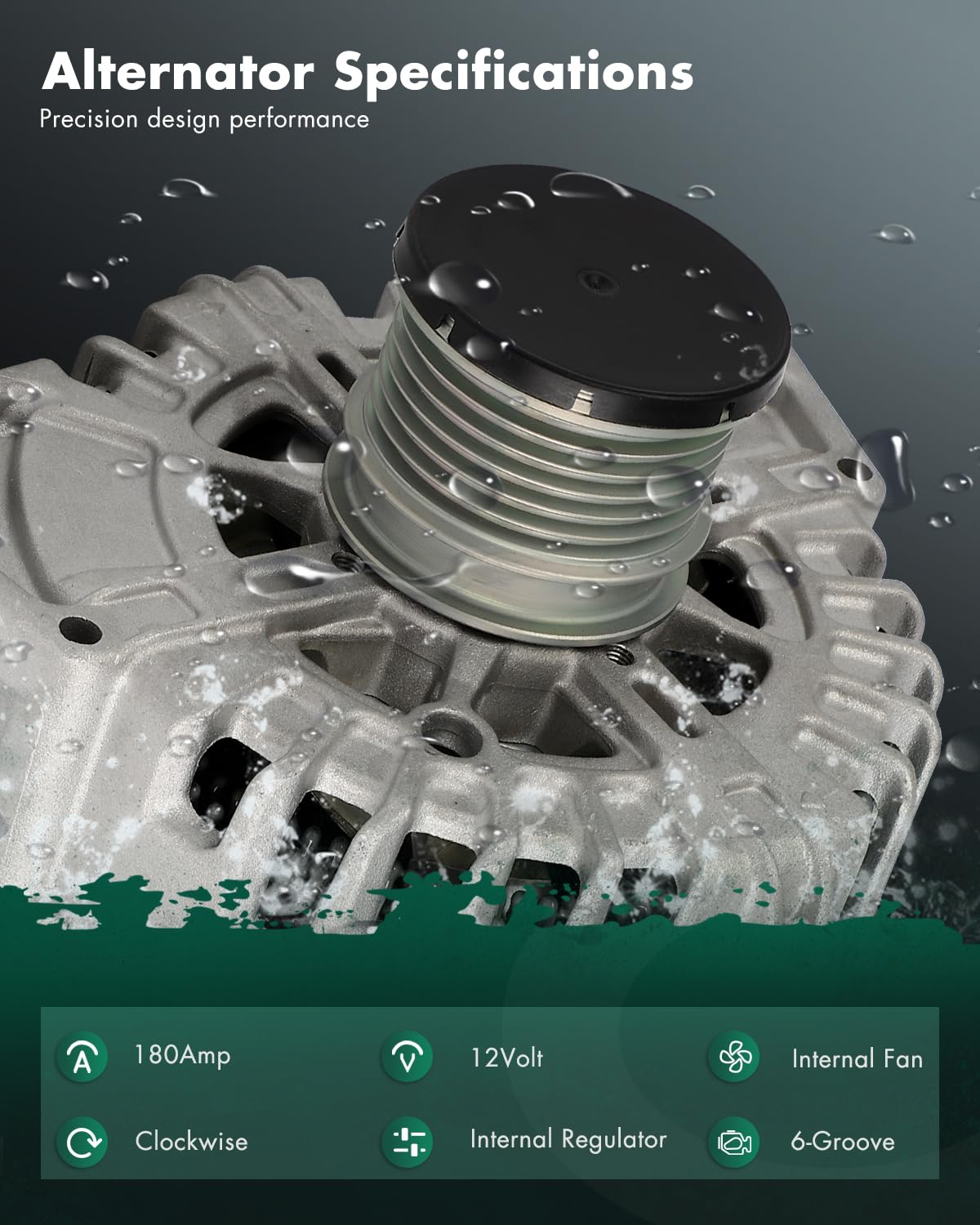 SCITOO High Output Alternator Compatible for Mercedes-Benz CLS63 AMG S 5.5L 2014-2018, for Mercedes-Benz G63 AMG 5.5L 2013-2018,