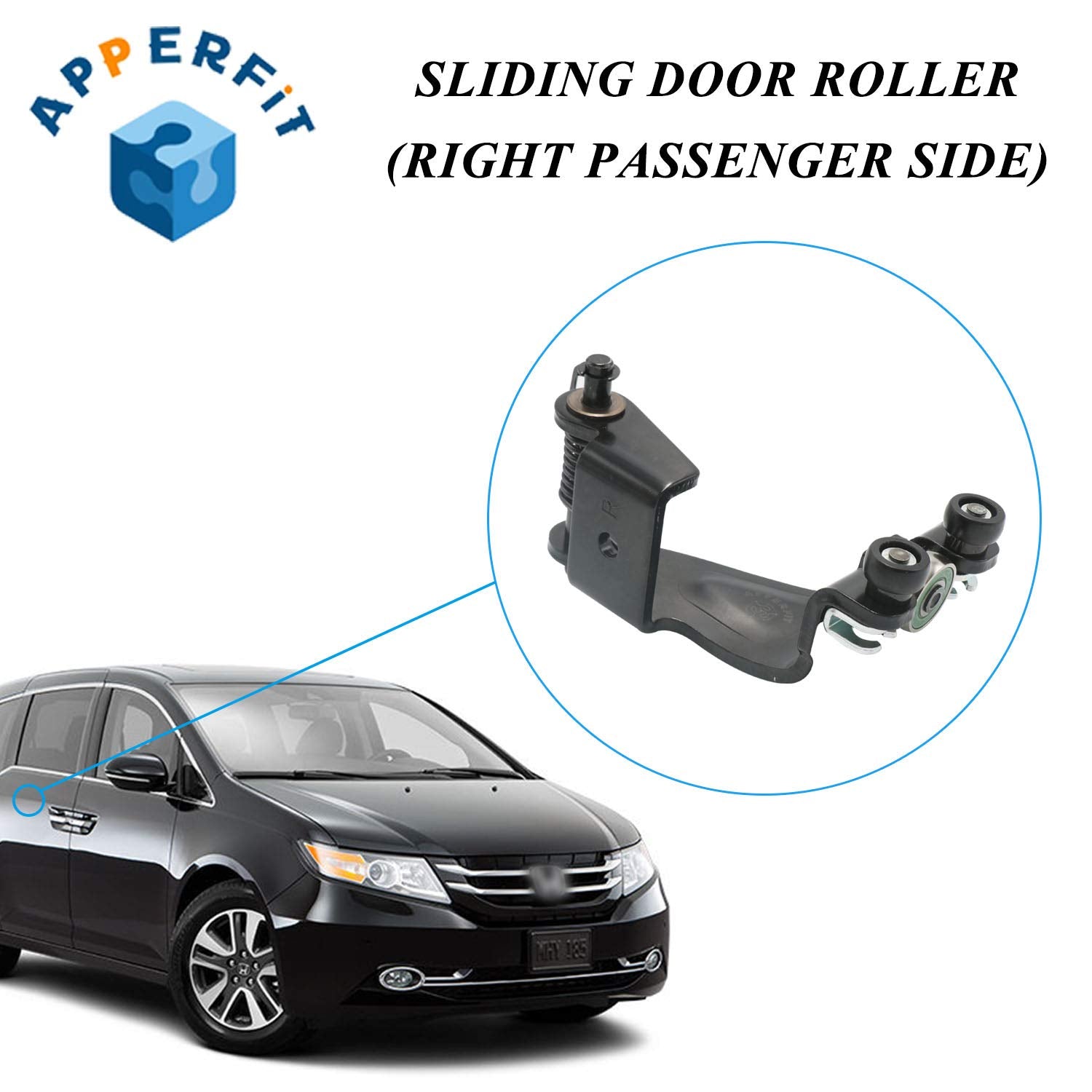 Apperfit Power Sliding Door Roller Compatible With Honda Odyssey 2011 2012 2013 2014 2015 2016 2017 (Right Passenger Side) Replaces 72521-Tk8-A11