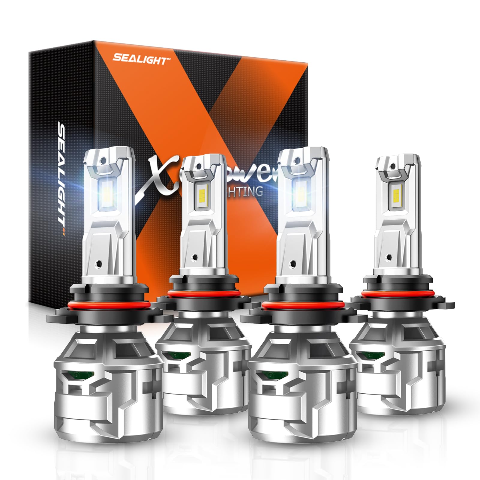 SEALIGHT High Power 9005 9006 Fog Bulbs Cambo 60000LM For ATV/UTV,Prolong Lifespan IP68 60000Hrs Canbus Ready 1:1 Size Quick Ins