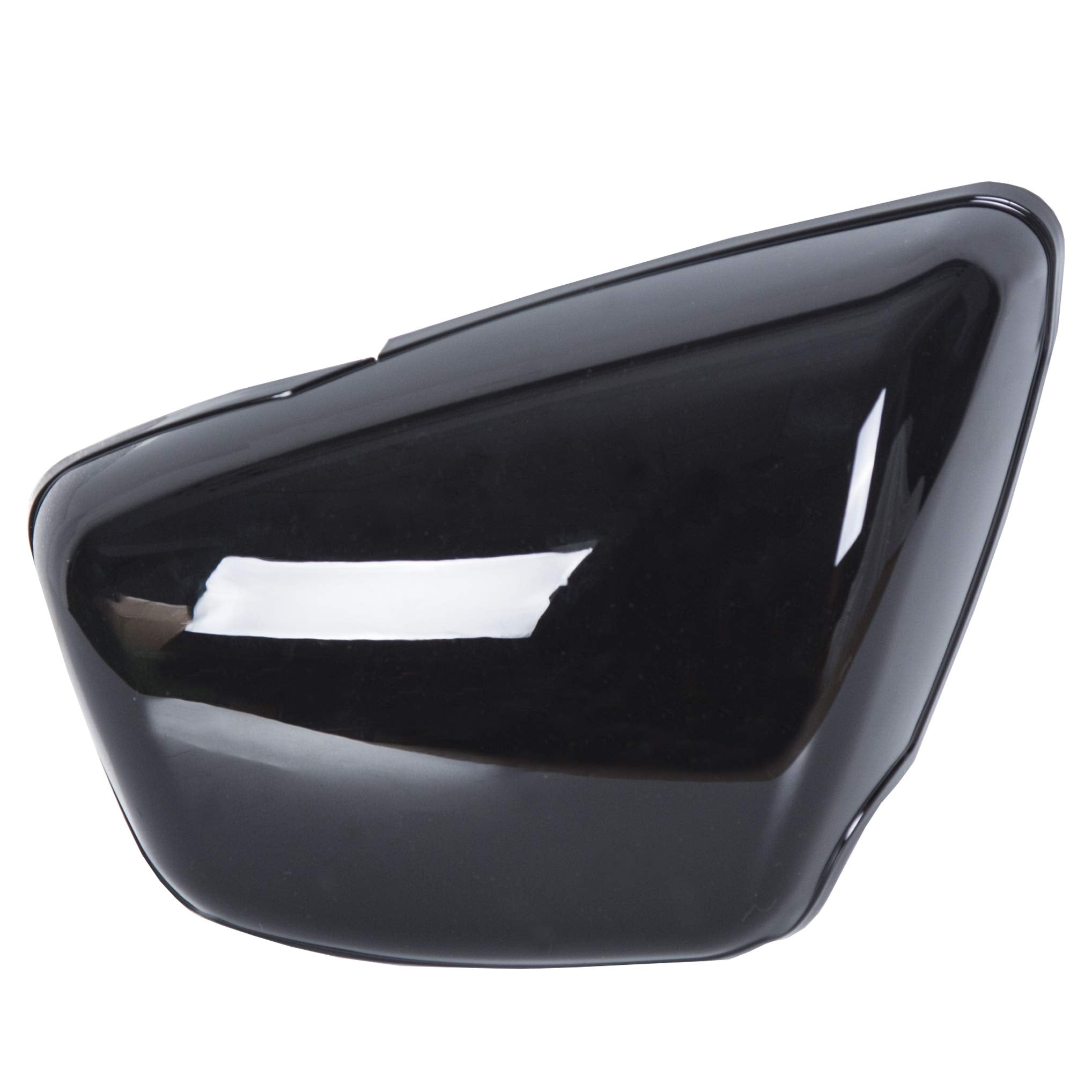 ECOTRIC Motorcycle Black Panel Battery Cover Fairing Compatible with 1984-Up Yamaha XV 700 750 1000 1100 Virago Battery Side Fai