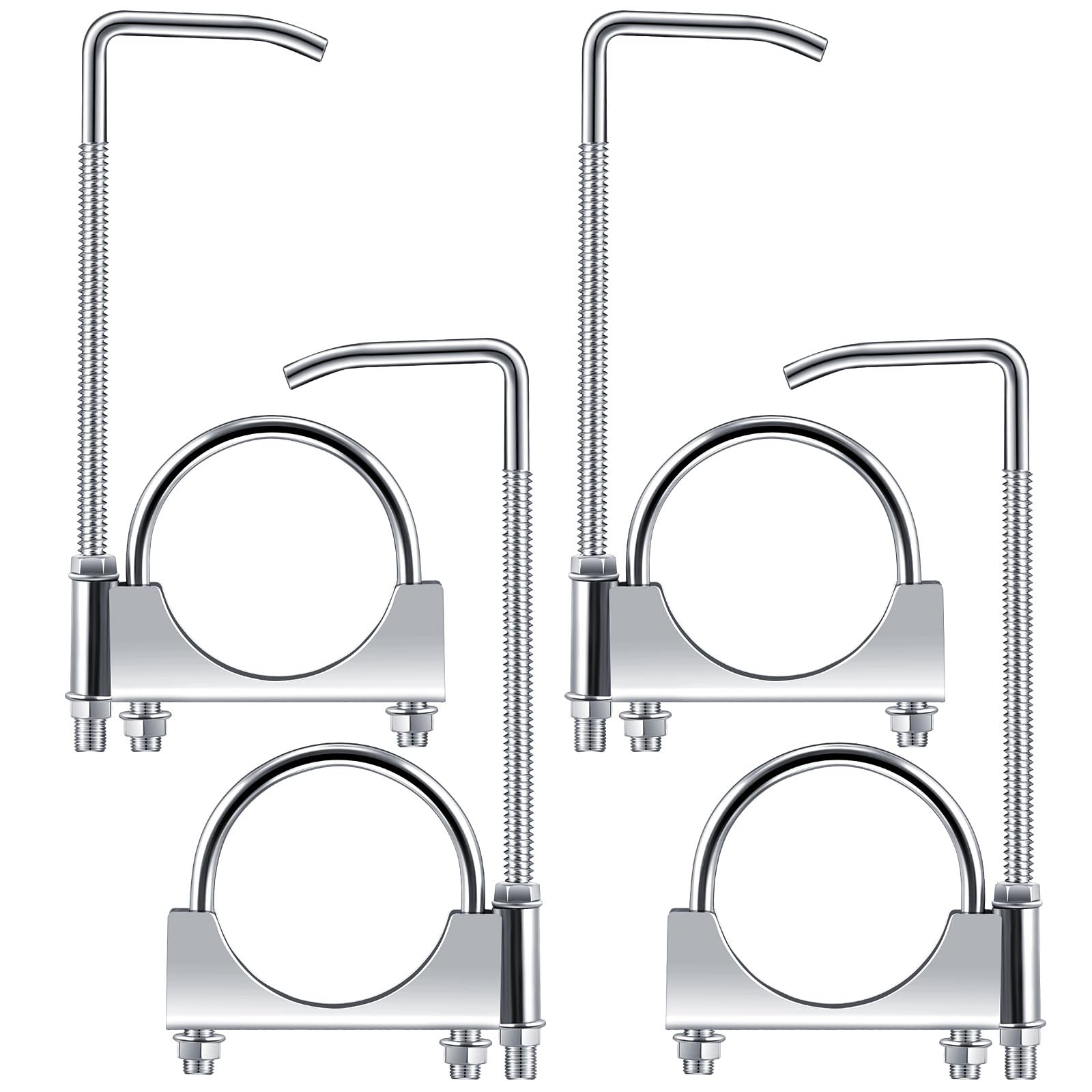 1 Pcs Exhaust Clamp with Hanger, Universal Exhaust Hangers (3 Inch)