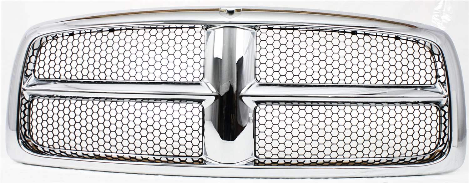 Garage-Pro Grille Assembly Compatible with 2002-2005 Dodge Ram 1500, 2003-2005 Ram 2500, 2003-2005 Ram 3500 Honeycomb Insert, Ch