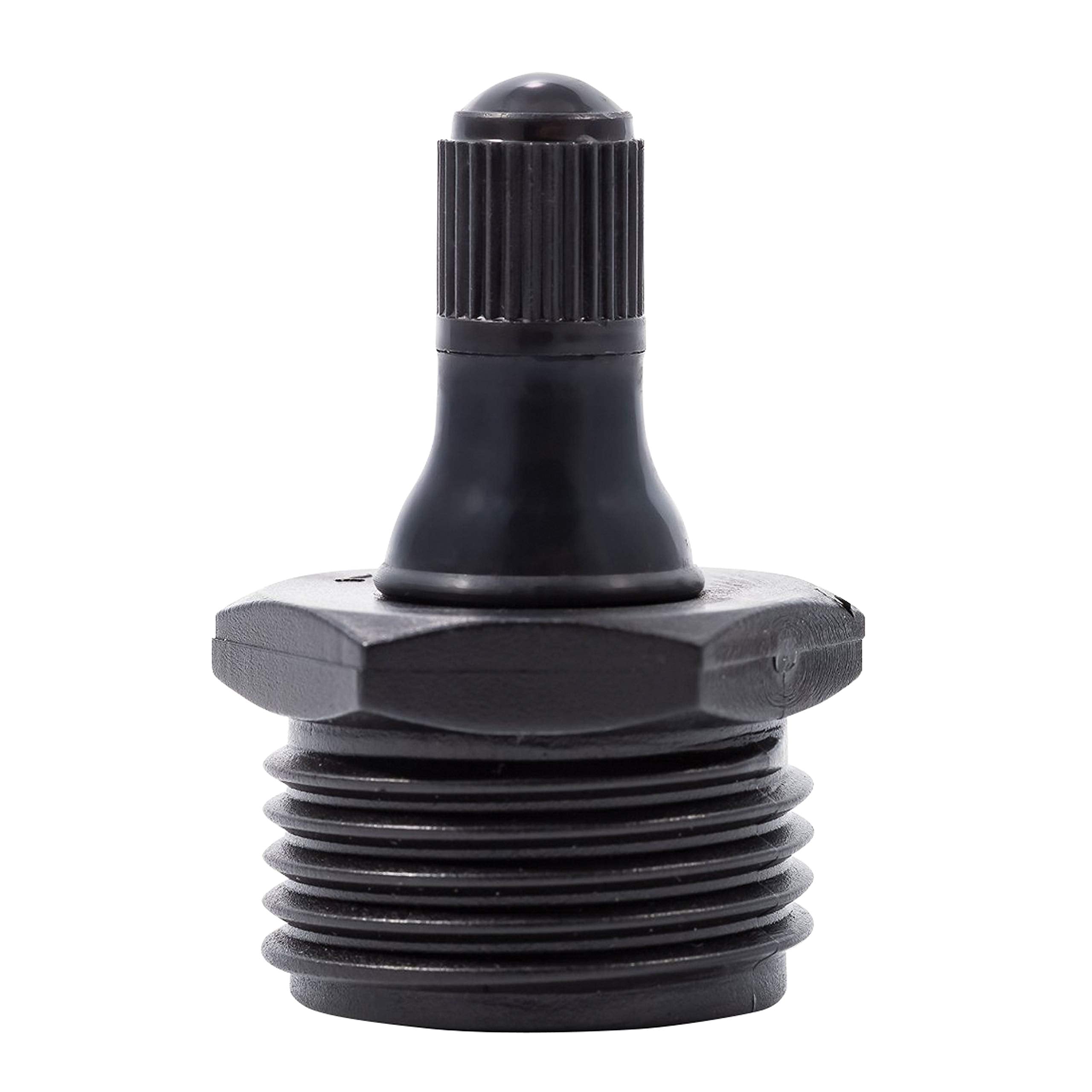 Camco 36133 Black Rv Plastic Blow Out Plug With Schrader Valve