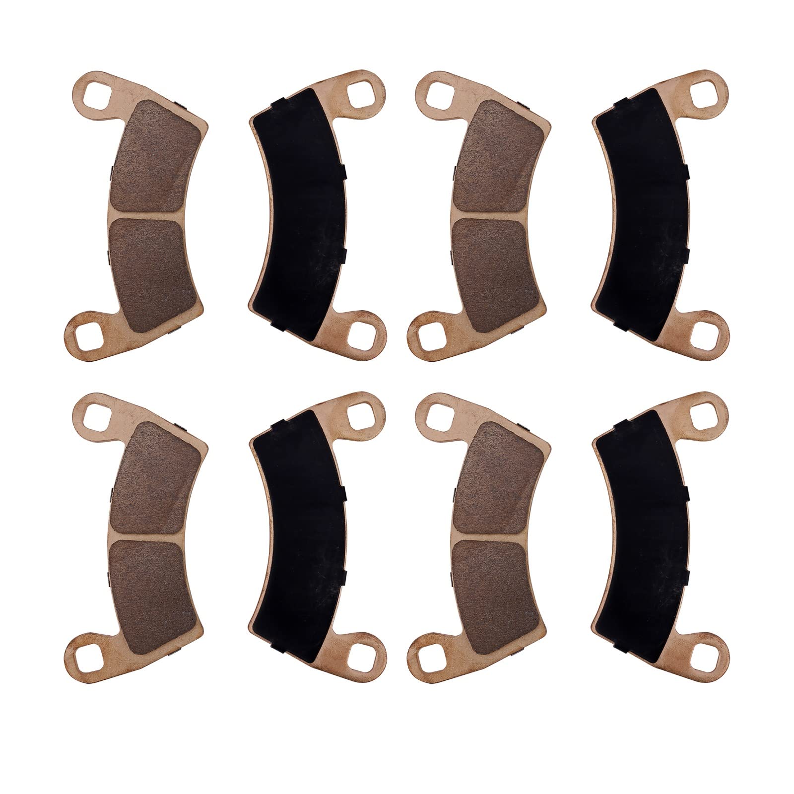 Sintered Brake Pad Front & Rear For Polaris Rzr 900 1000 4 Xp Rs1, Ranger 570 700 800 900 1000 Ev Crew Diesel 6X6, Replace #2205949 Fa656