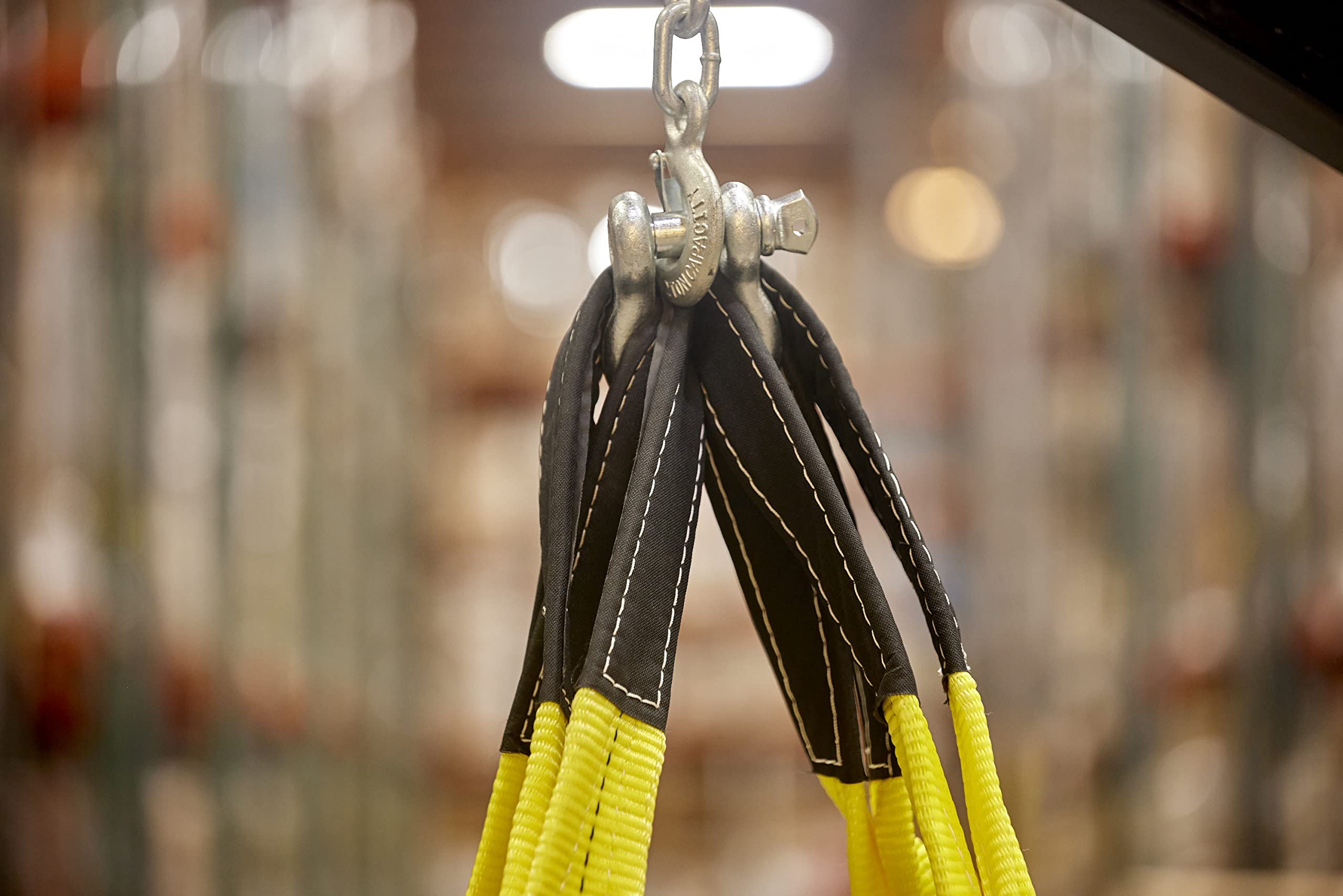 Keeper Performance Engineered Cargo And Load Lift Sling With Flat Loops - Type 3, Class 7 Rated Cargo Sling, 4    X 10