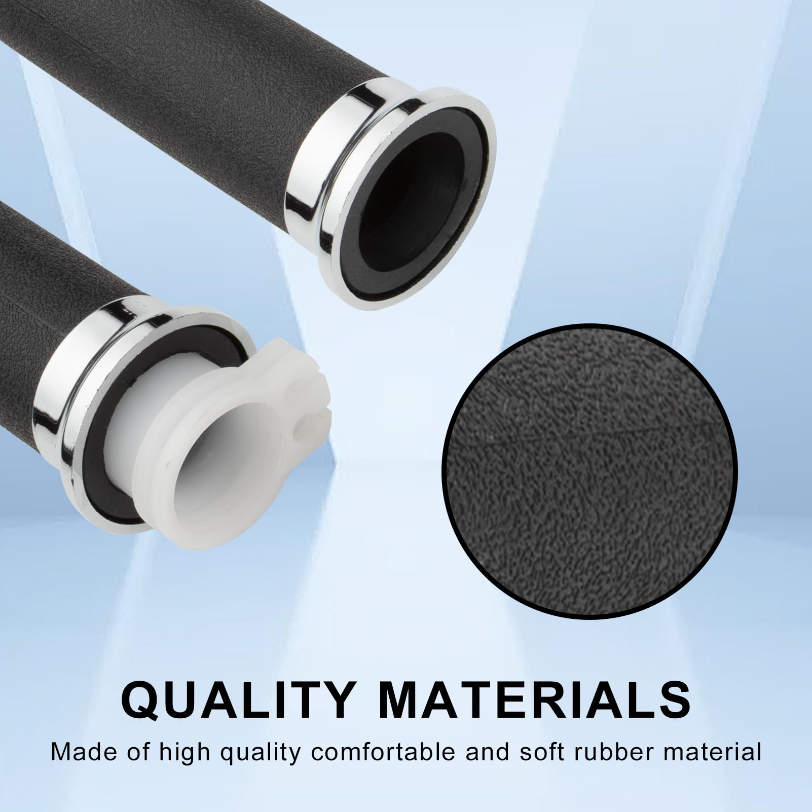 KASturrboo 1 Pair Motorcycle Grip Throttle Tube 1 Replacement for Honda VT XVS Shadow 400/600/750/1100/1300 Magna Sabre