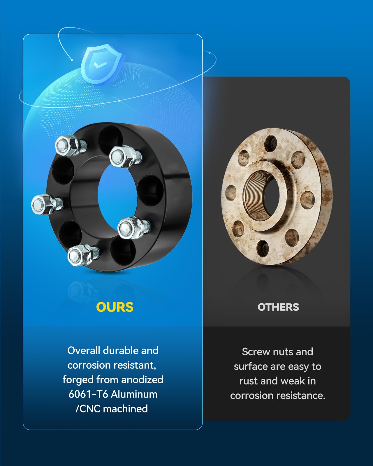 PHILTOP 4x110 to 4x156 Wheel Adapters,1.5'' Lug Centric Wheel Adapters Change Bolts Pattern fit for for LT-R450 QuadRacer, TRX50