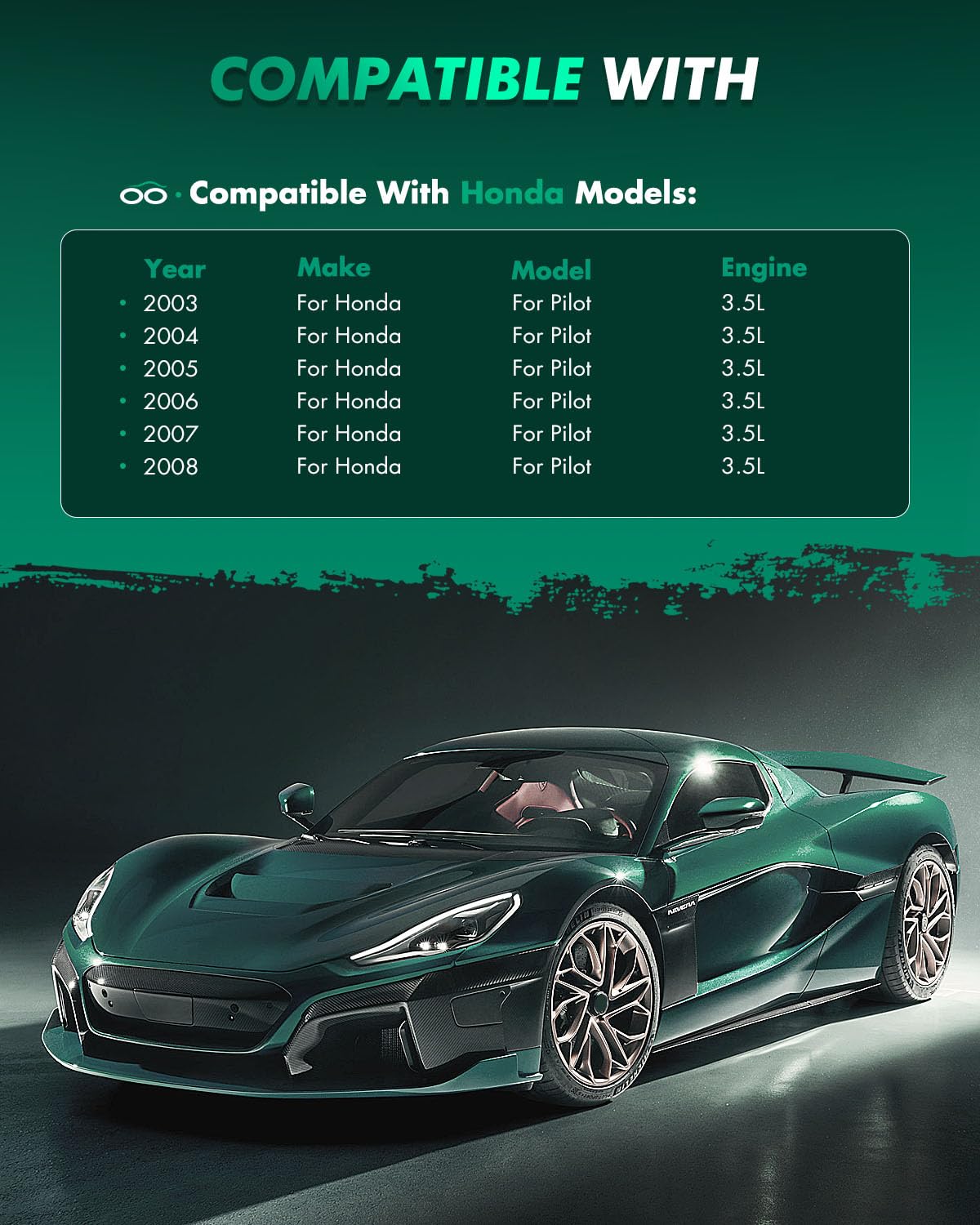 Scitoo D914 D865 Front Rear Ceramic Brake Pads Sets Fit For Honda Pilot 2003-2008