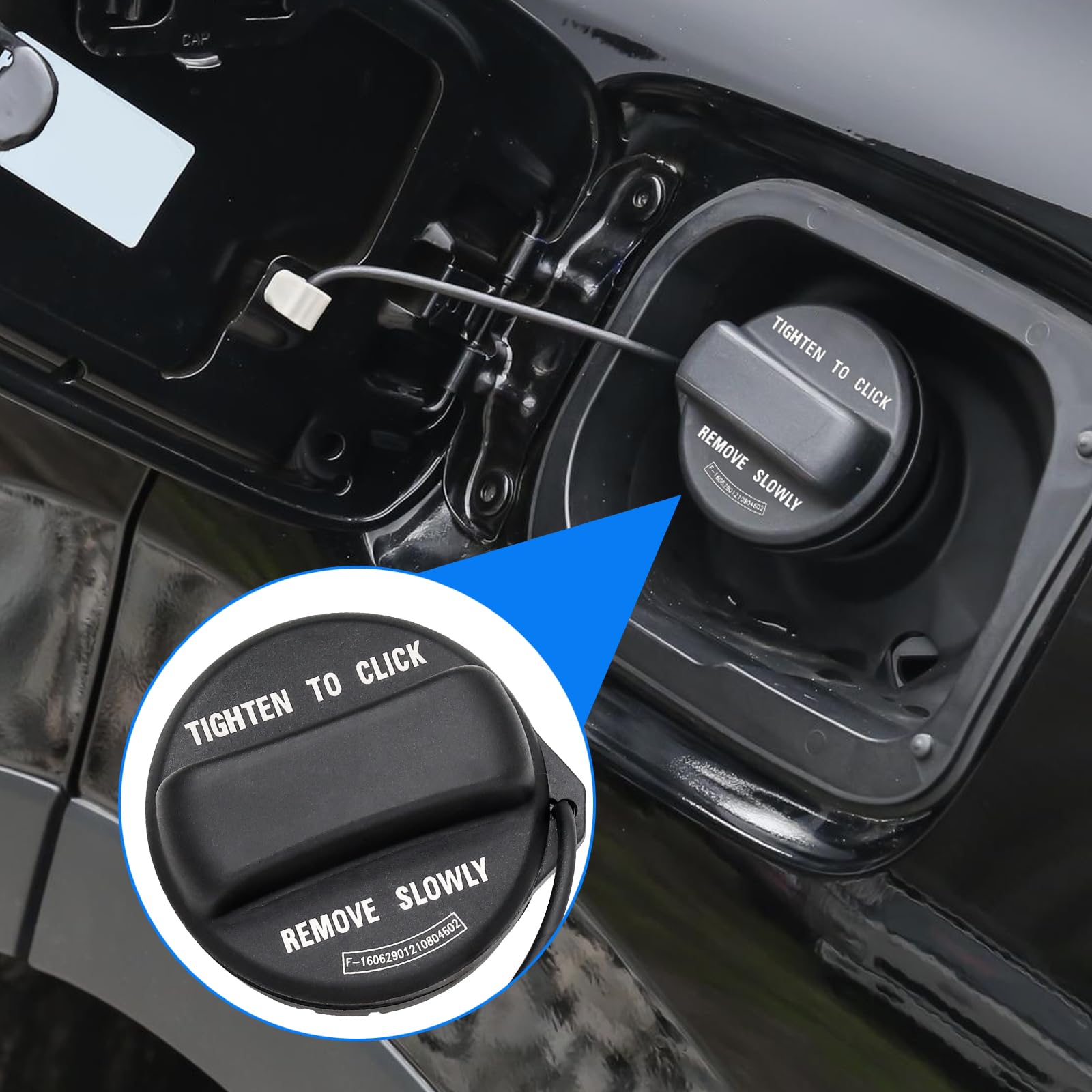 Gas Cap Fuel Cap 17670-T3W-A01 For 2006-2020 Honda Accord Crosstour Civic CR-V CRV Fit (EXCEPT 2014) Pilot Insight Odyssey HR-V