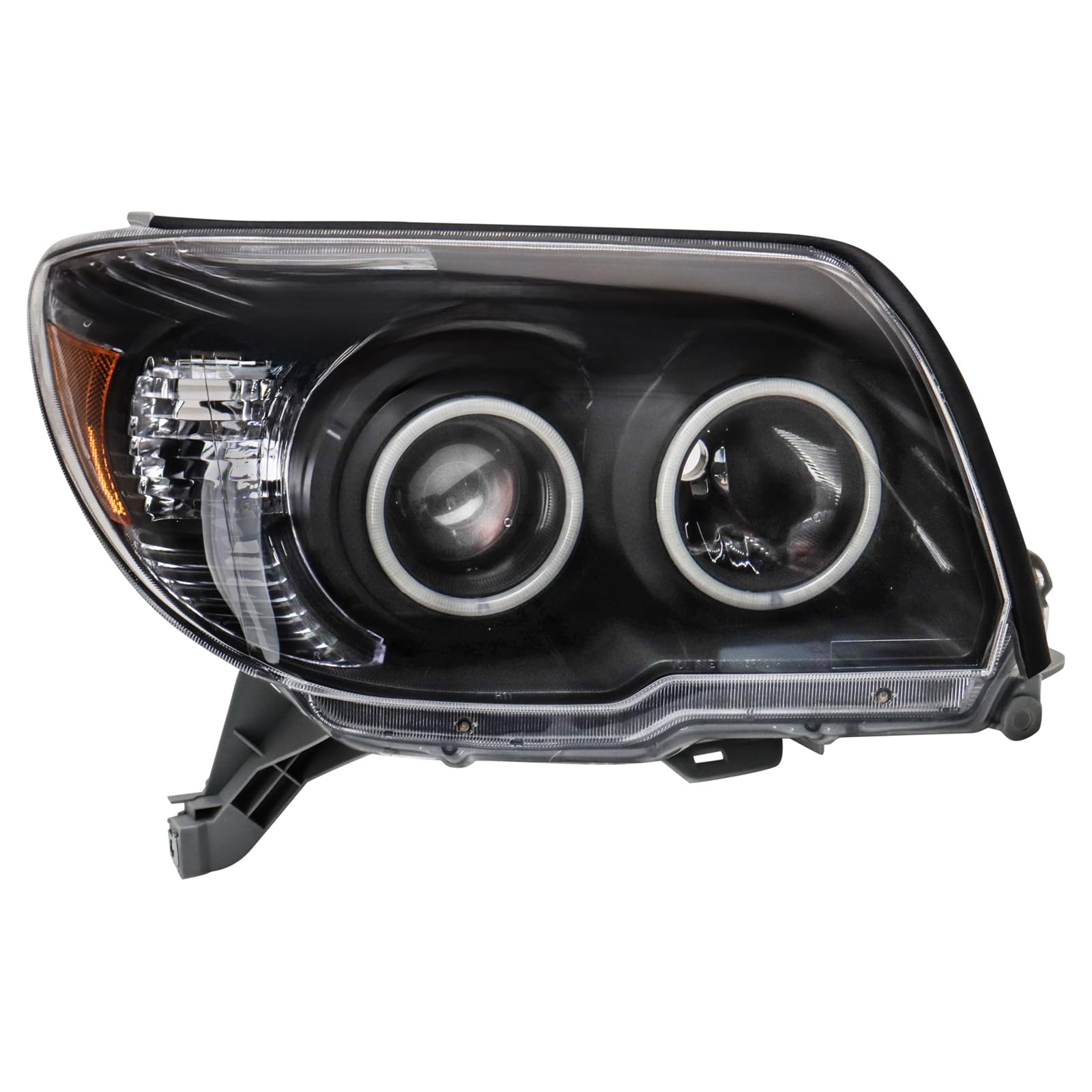 Trq Headlight Assembly Set Headlights Black Background Performance Driver & Passenger Side To2502164 To2502165 To2503164 To25031