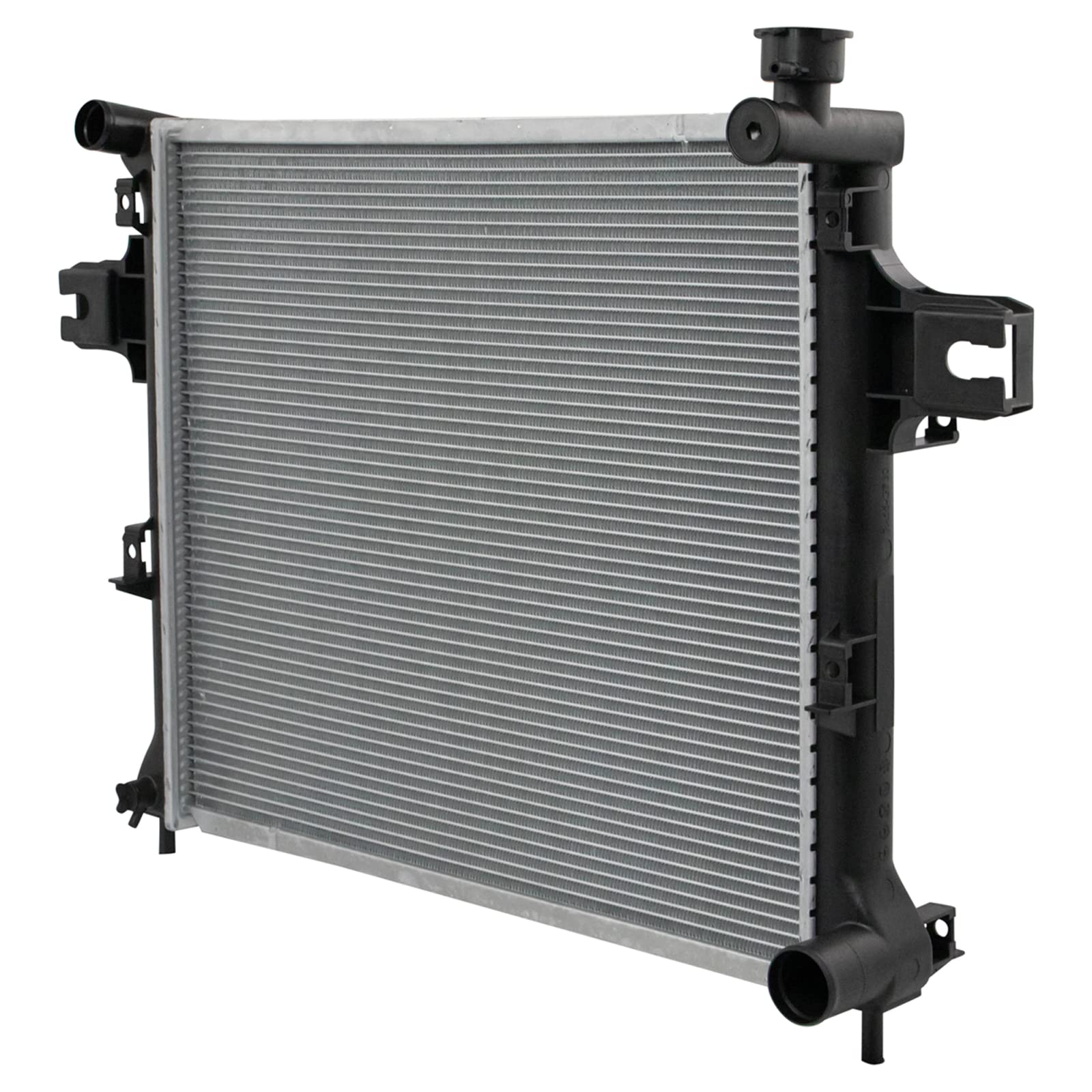 Trq Radiator Assembly Aluminum Core Compatible With 06-10 Jeep Commander 05-10 Grand Cherokee Ch3010327 Cu2839