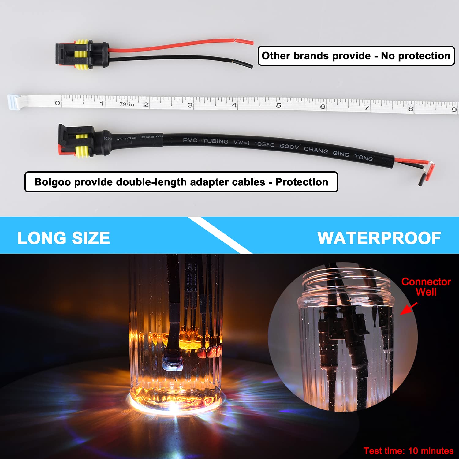 Boigoo Front Grill Lights Compatible For Ford Raptor F150 Grilles 2010-2014 & 2017-Up, Yellow Led Parking/Running Amber Light, N