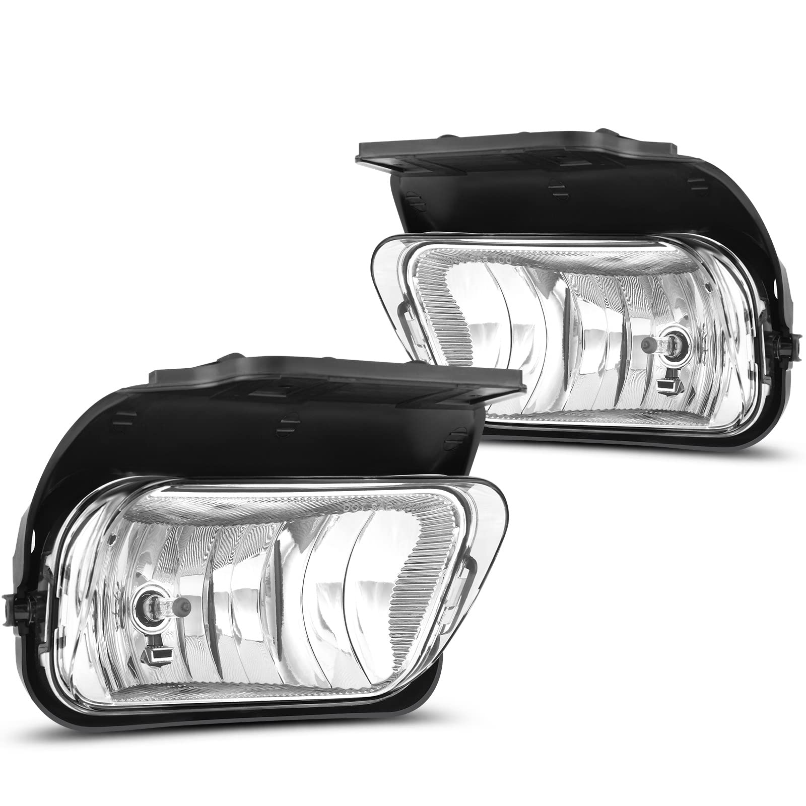 Autosaver88 Fog Lights Compatible With 2003-2007 Chevy Silverado 2002-2006 Chevy Avalanche Without Body Cladding Fog Light Repla