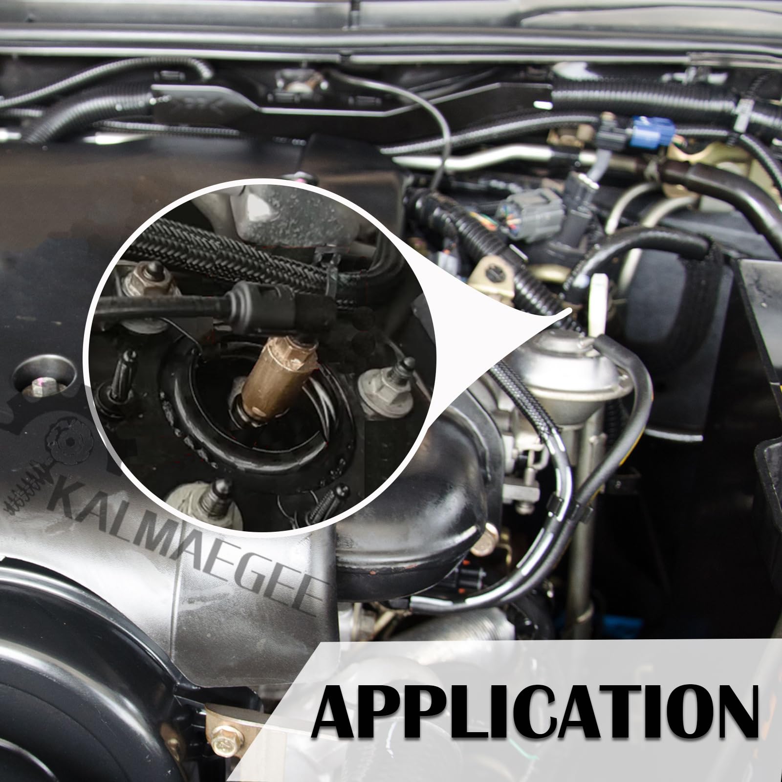 Kalmaegee 2PCS Suspension Elbow Air Strut Repair Kit, Metal, Black, Model 68059905AD for Grand Cherokee 2011-2020