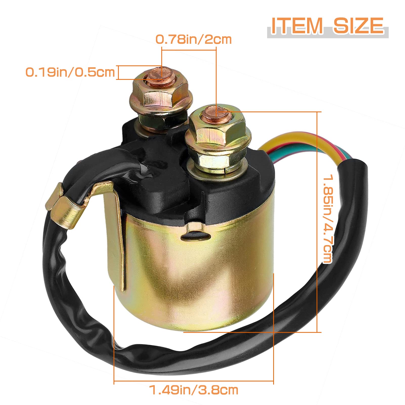 Starter Solenoid Relay For Honda Trx 350 Fourtrax Rancher 420 350 2007-2014 Foreman 450 500 1998-2019 Fourtrax Rubicon 500 2012-