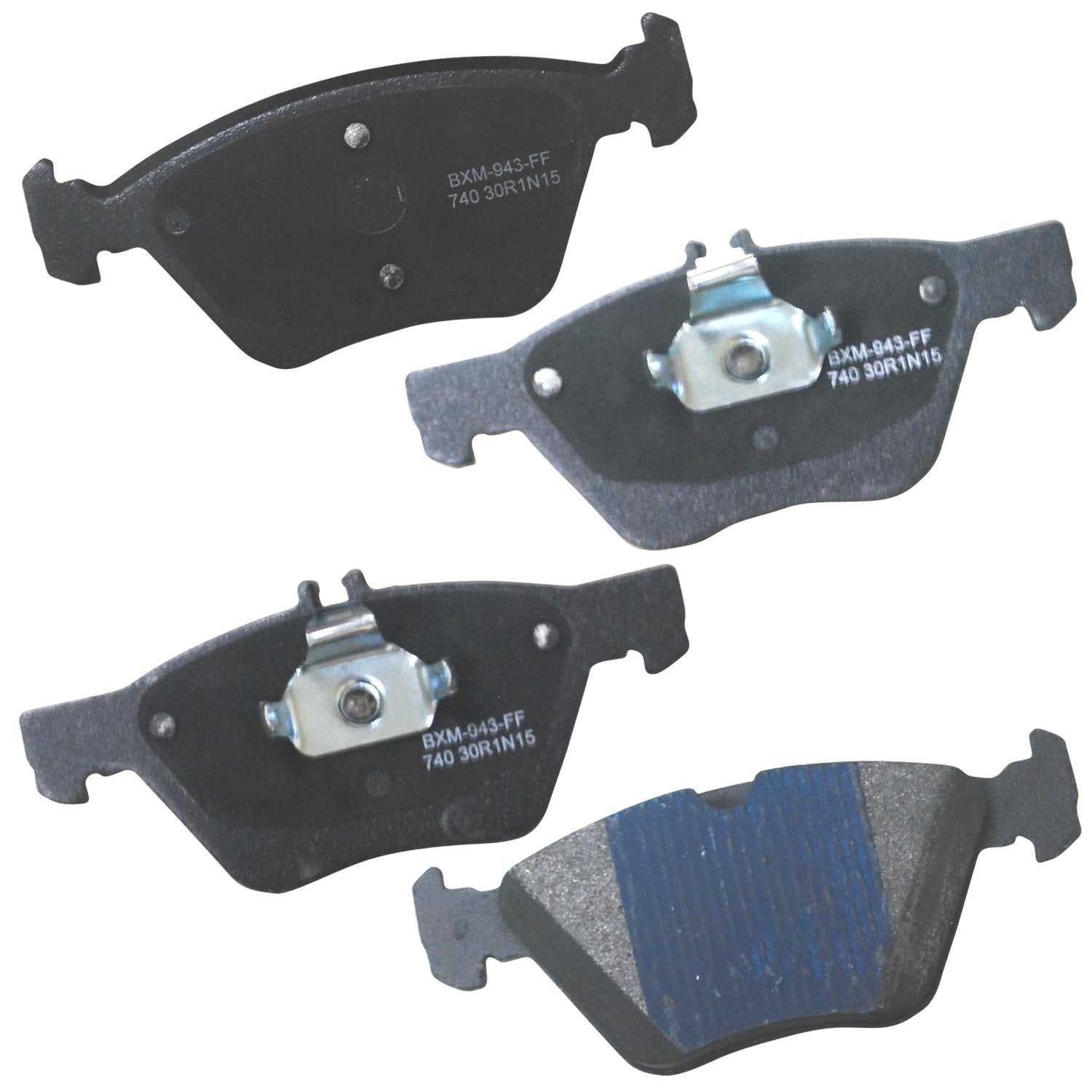 Bendix Premium Sbm740 Semi-Metallic Front Brake Pads For Select Models Chrysler Crossfire, Mercedes-Benz Clk320, Clk430, E280, E