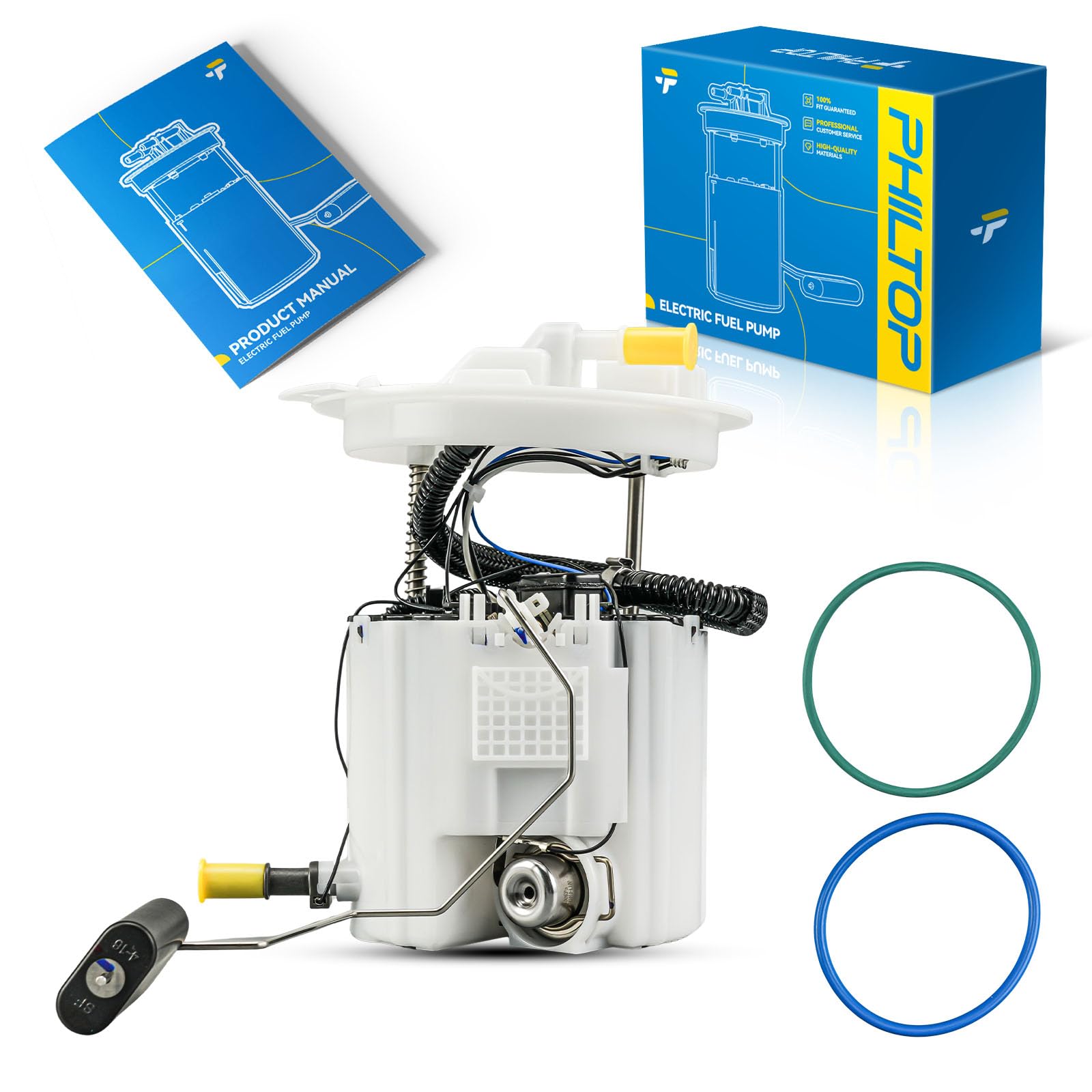 PHILTOP FG1291 Electric Fuel Pump Assembly Fit for Camaro 2010-2015 6.2L, Electric Fuel Pump Module Assembly Kit