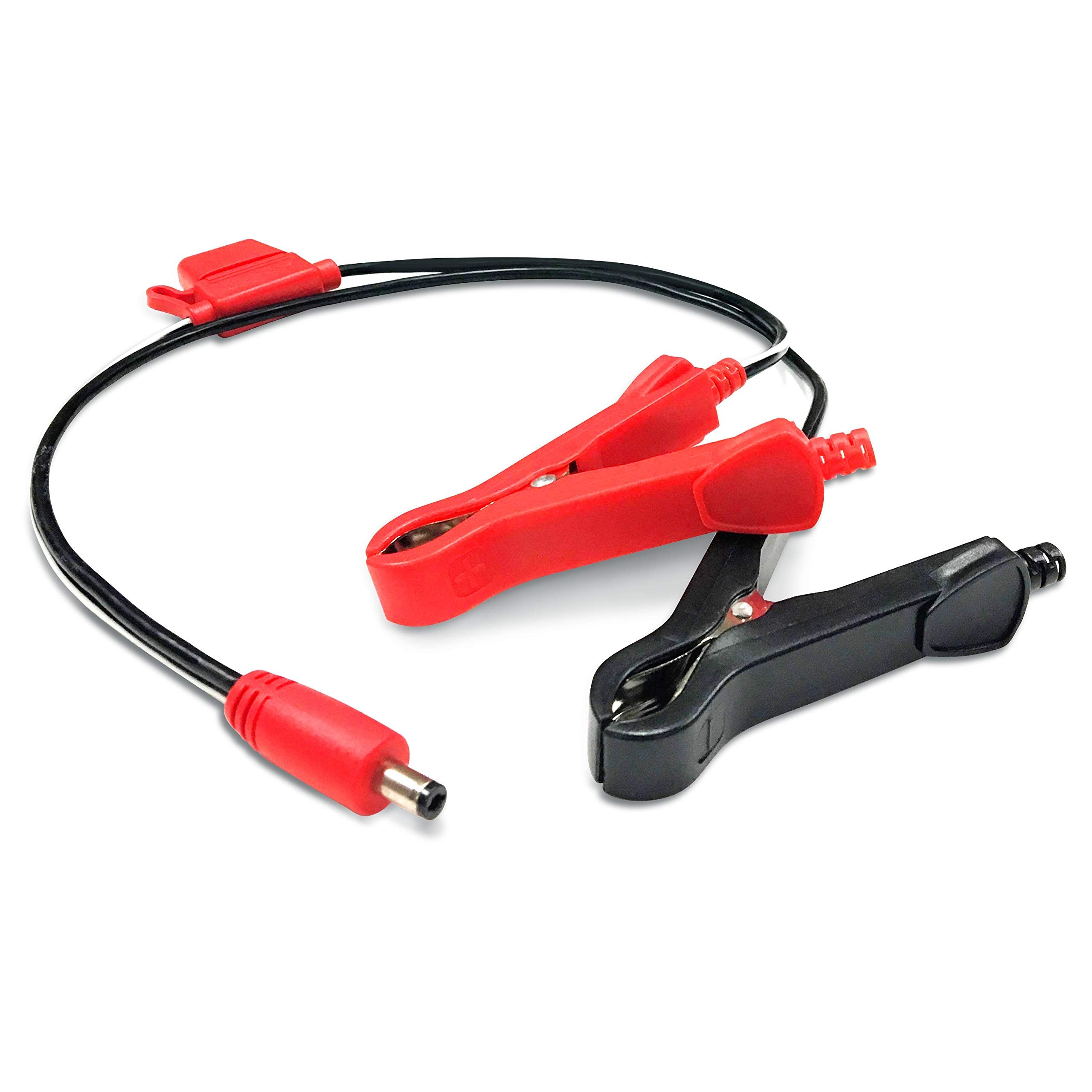 Weego 12V Mini Clamps, 20A Replaceable Fuse, Fits 5Mm Barrel Jack Output (Jsmc)