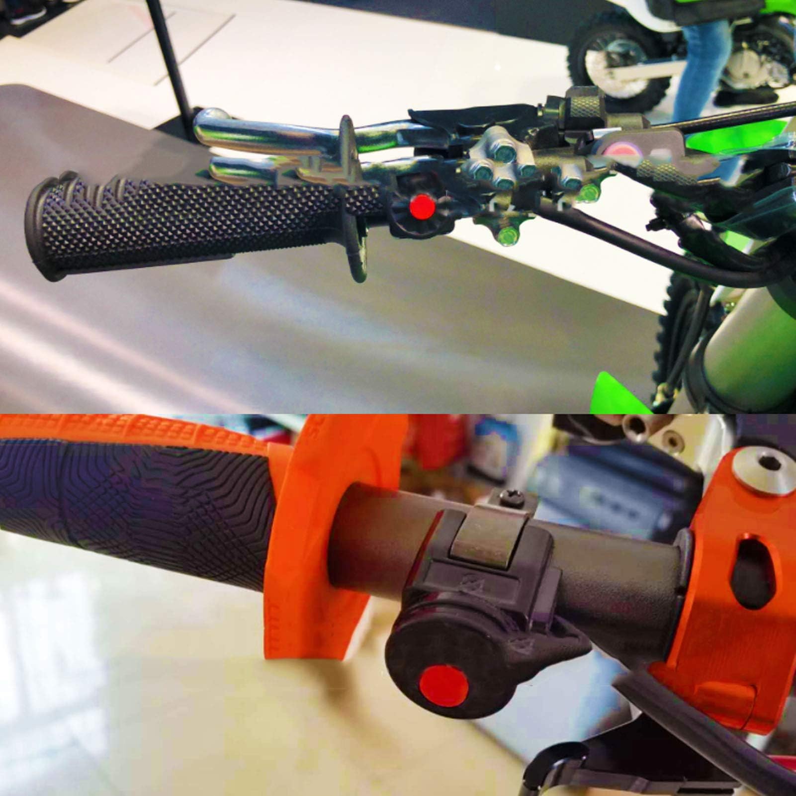 Perfectech Universal Motorbike Switch Handlebar Motorcycle Kill Stop Switch Horn Button 22Mm