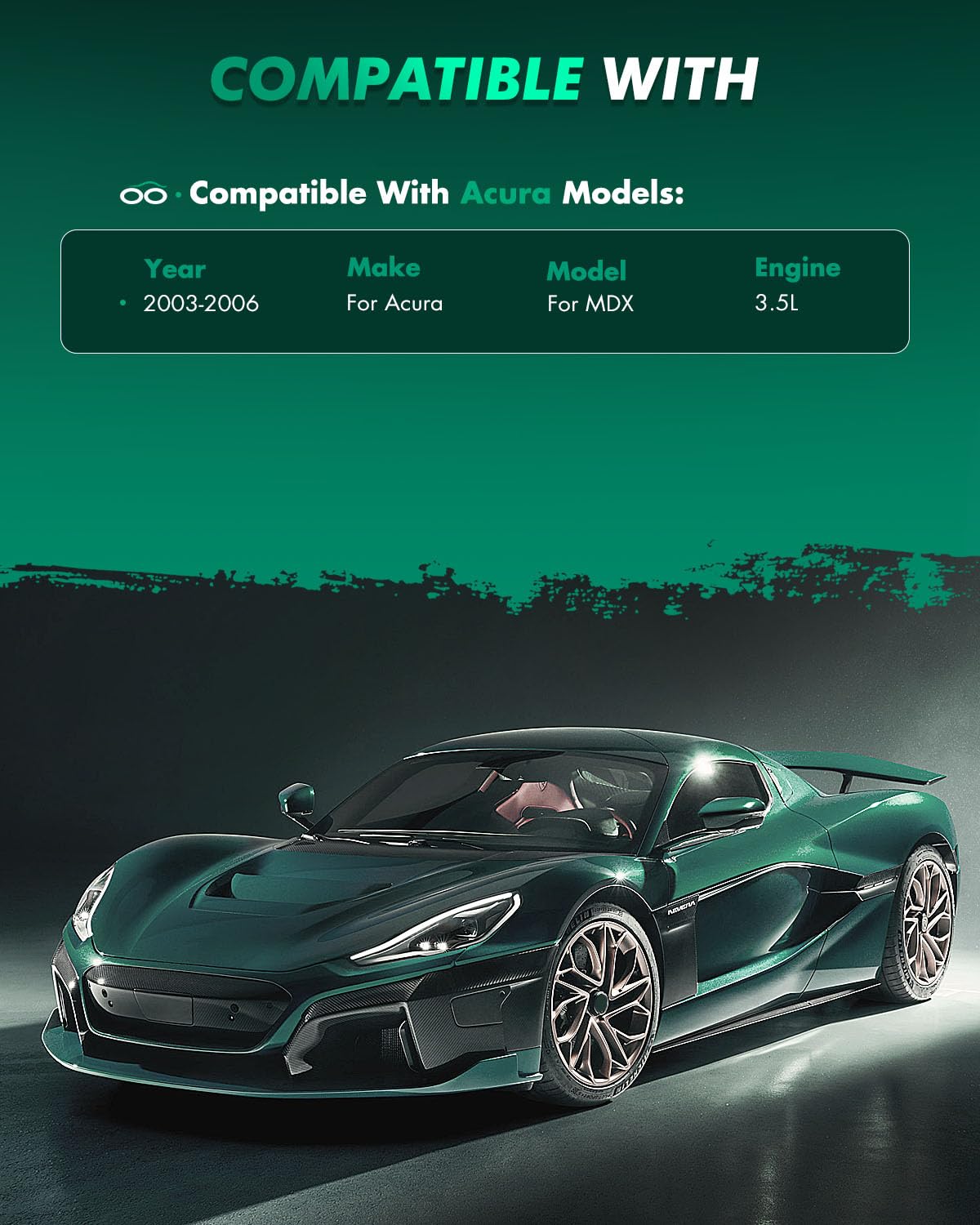 Scitoo D855 D865 Front Semi-Metal Rear Ceramic Brake Pads Sets Fit For Acura Mdx 2003 2004 2005 2006