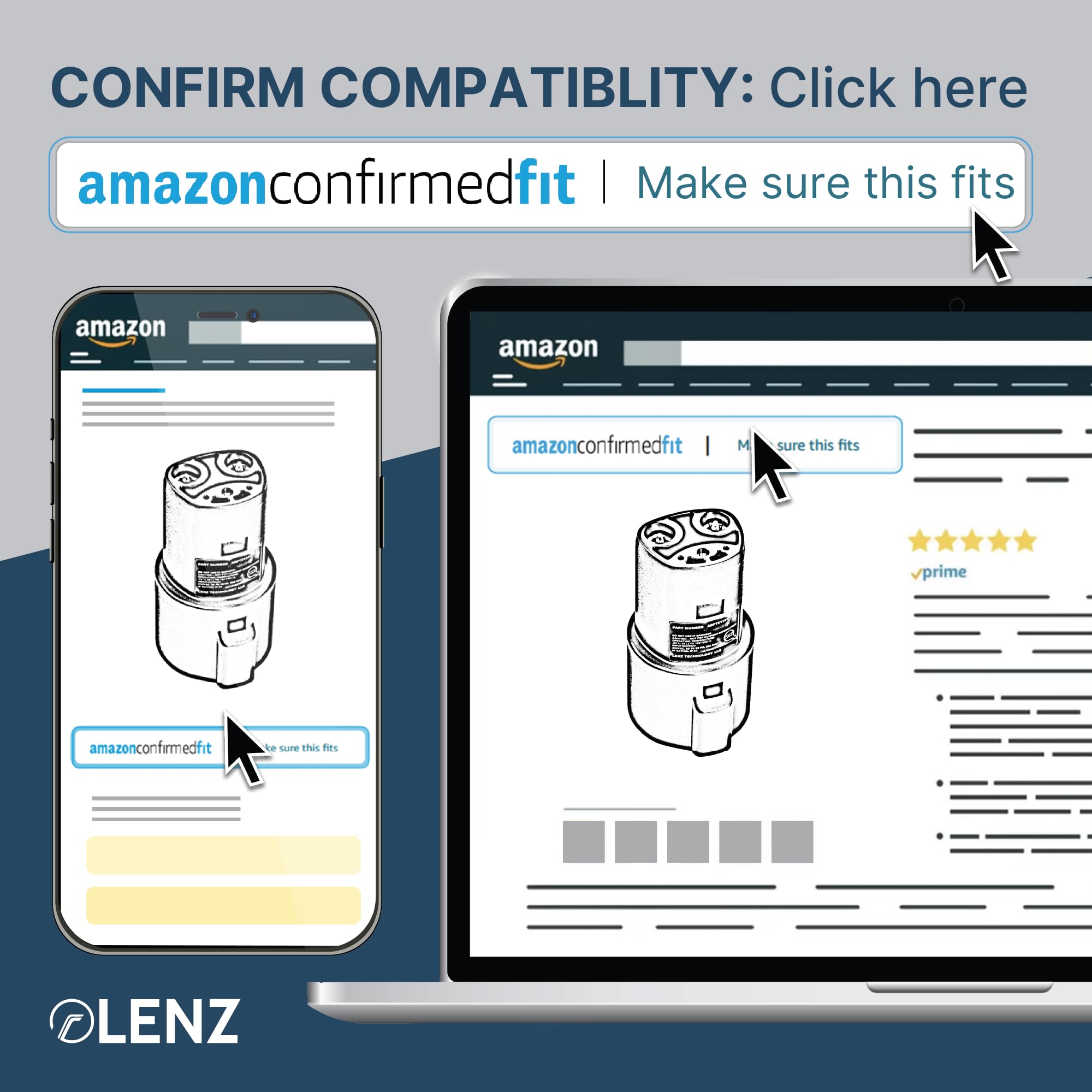 Lenz J1772 Charging Adapter For Tesla Model 3, Y, S, X, And Cybertruck, Safety Certified, 80A/240V, Optimal Fit, Easy Setup (Note: For Tesla Vehicles Only)