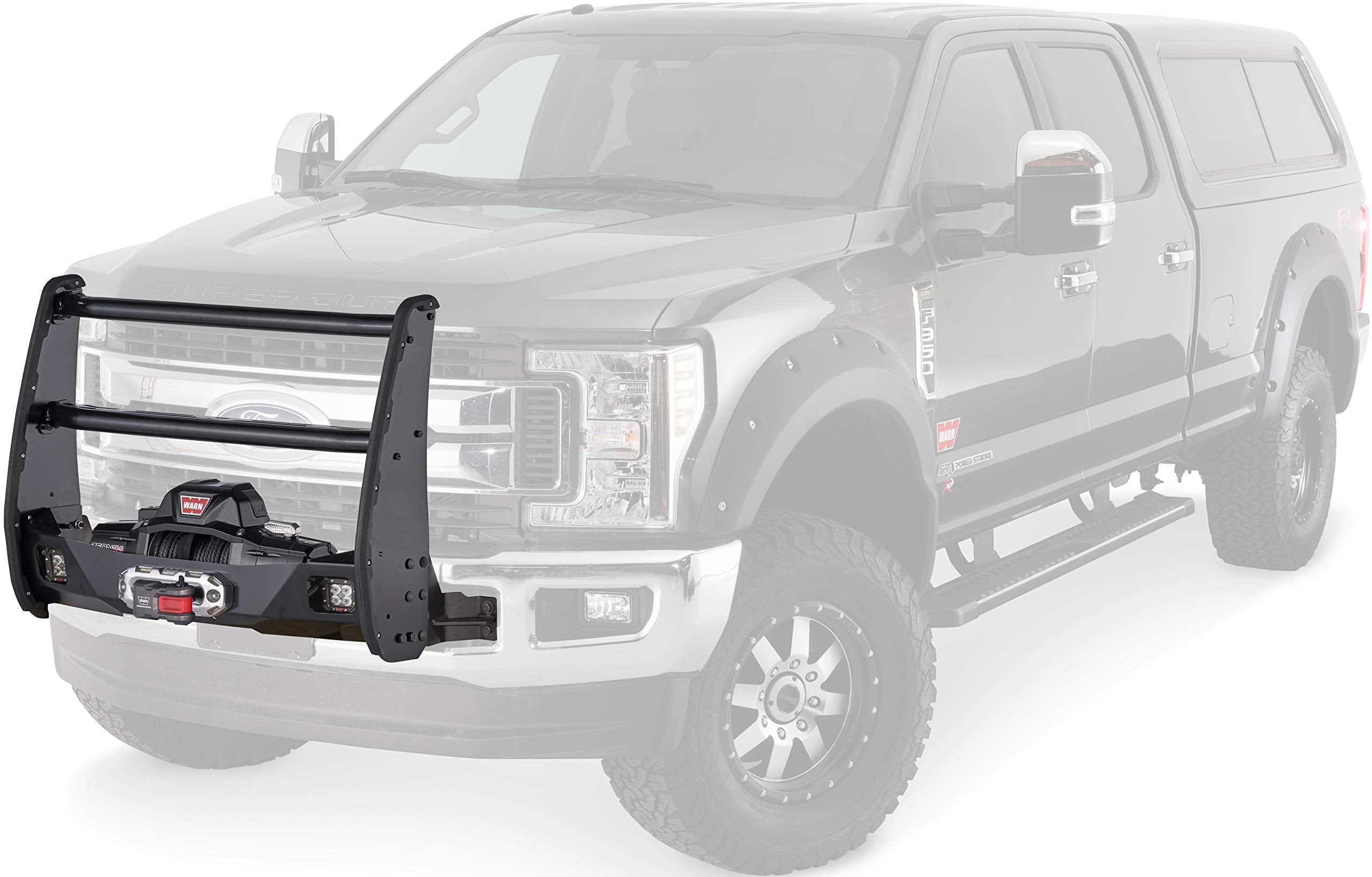 Warn 102957 Gen Iii Trans4Mer Center Grille Guard Tube Bar, Fits: Ford Super Duty (2017-2019)