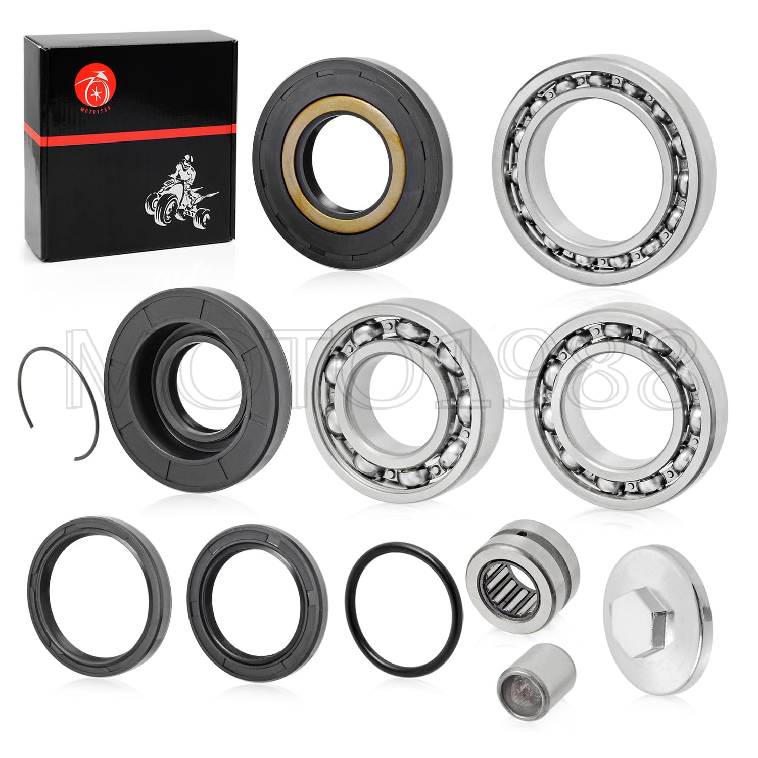 Rear Differential Bearing And Seal Kit For Honda Rancher 350 Trx350 Te/Tm/Fe/Fm Es S Rancher 420 Trx420Fa Fga 2000-2007