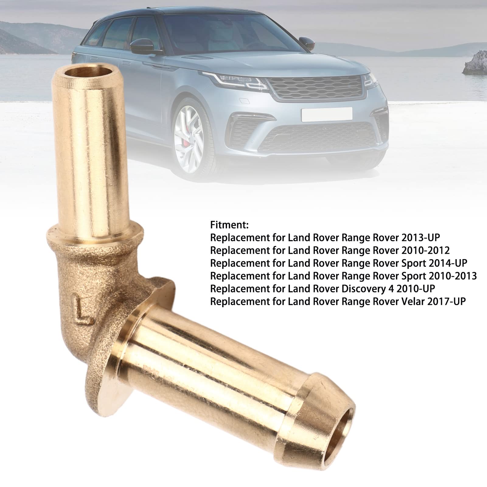 Water Outlet Hose Connector Kit, Car Thermostat Water Outlet Tube Connector Compatible With Sport Discovery 4 Oe: Lr049990