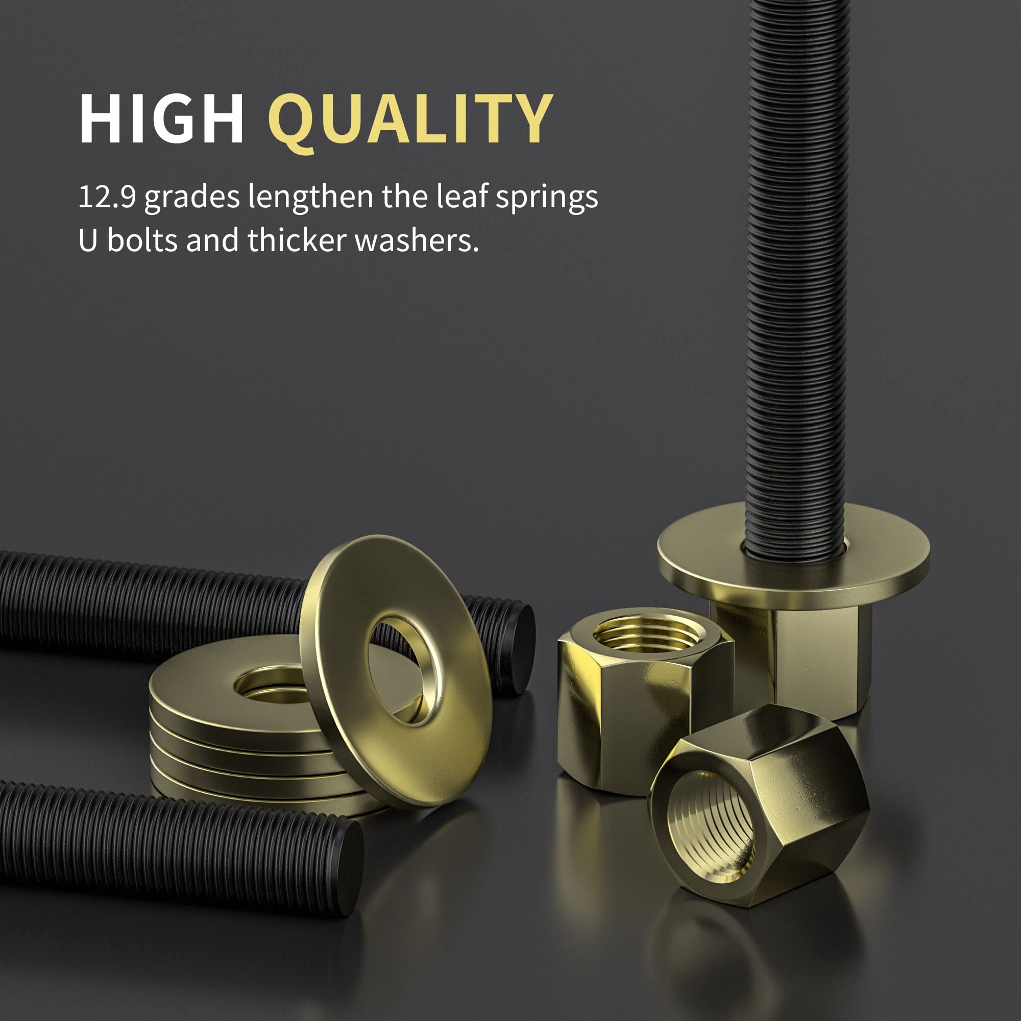 2 Inch Rear Lift Block Compatible With 1995-2024 Tacoma/Tundra 2Wd 4Wd, 2'' Rear Leveling Lift Kits With Extra Long Extended Squ