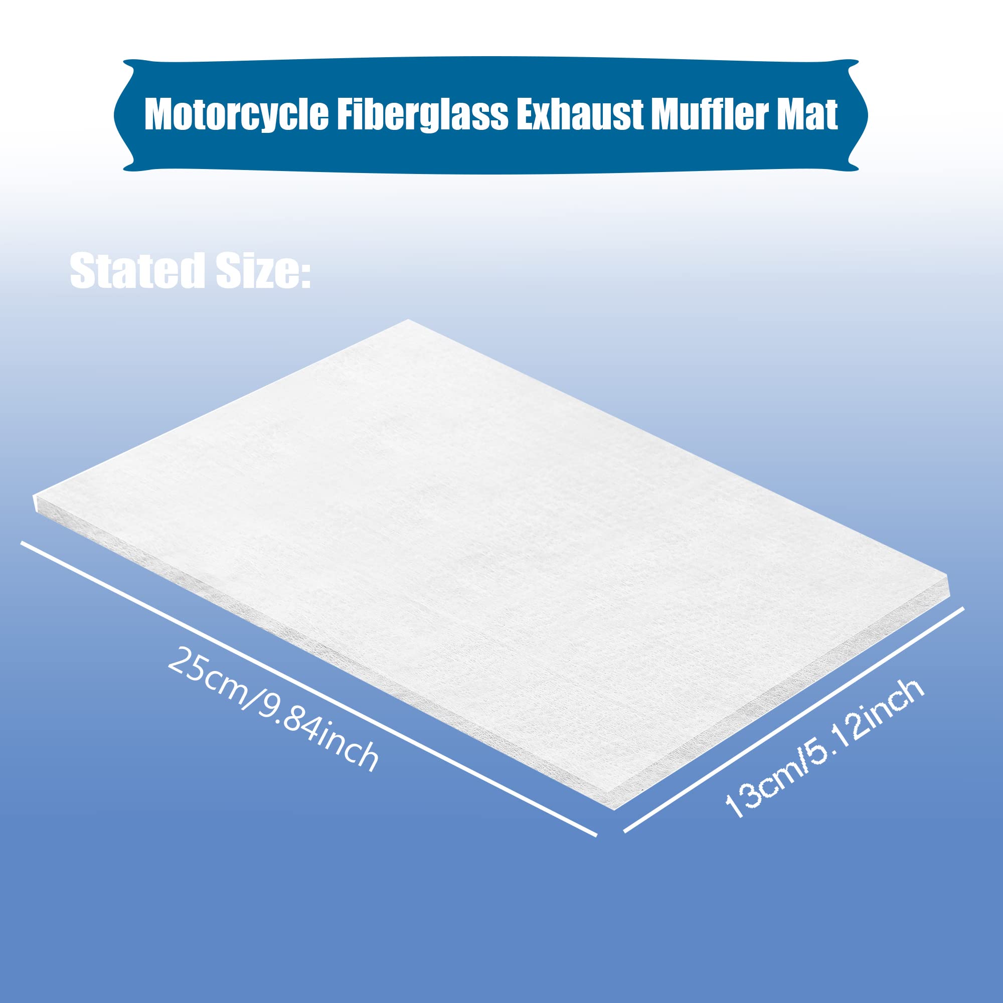 Muffler Mat Fiberglass Exhaust Muffler Packing For 2-Stroke Motorcycle Atv Dirt Bike For Exhaust Pipe Wrap Silencer