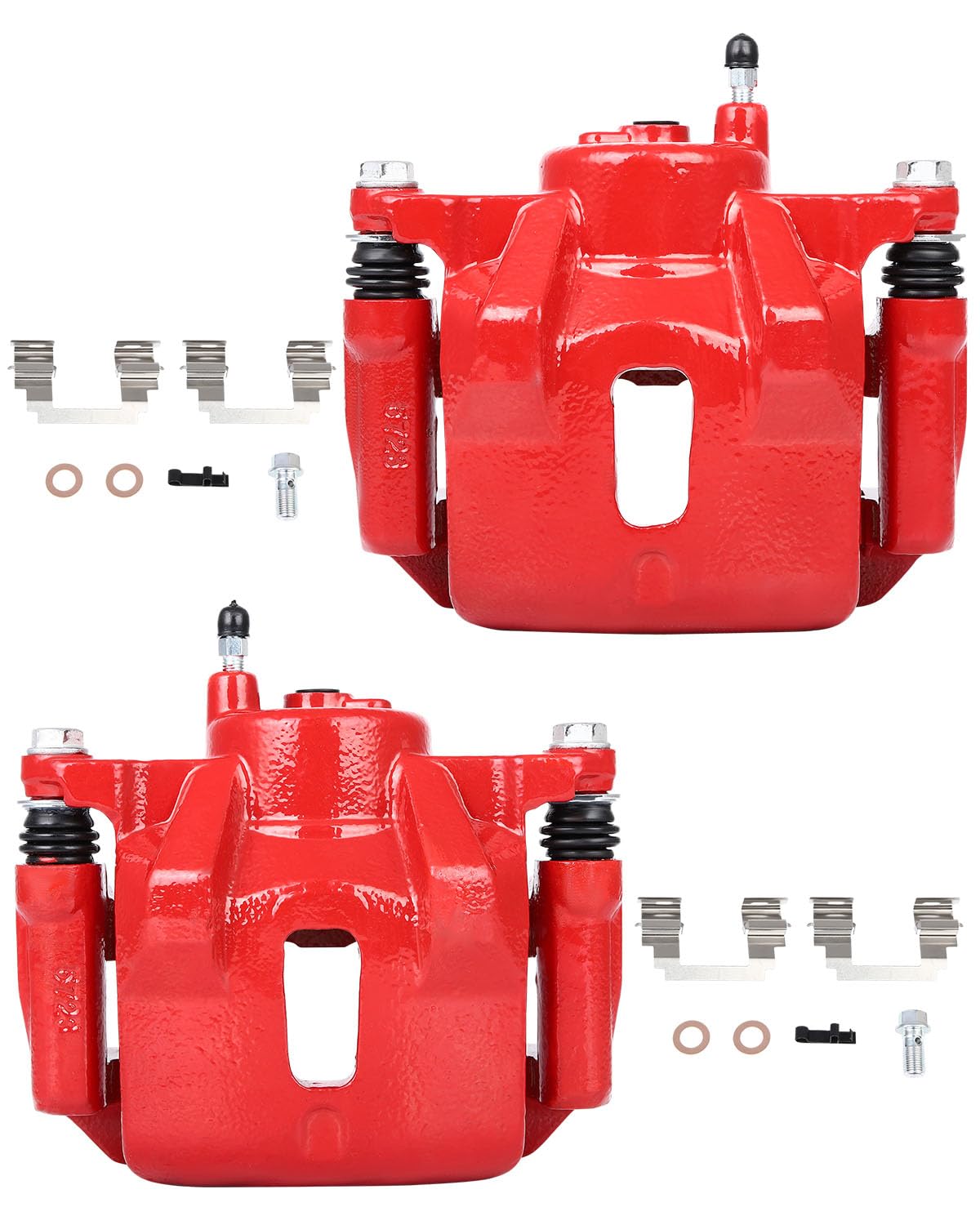 cciyu 19B2698 19B2699 Front Left & Right Brake Calipers With Bracket For Pontiac For Vibe 2003-2008,For Toyota For Corolla 2003-