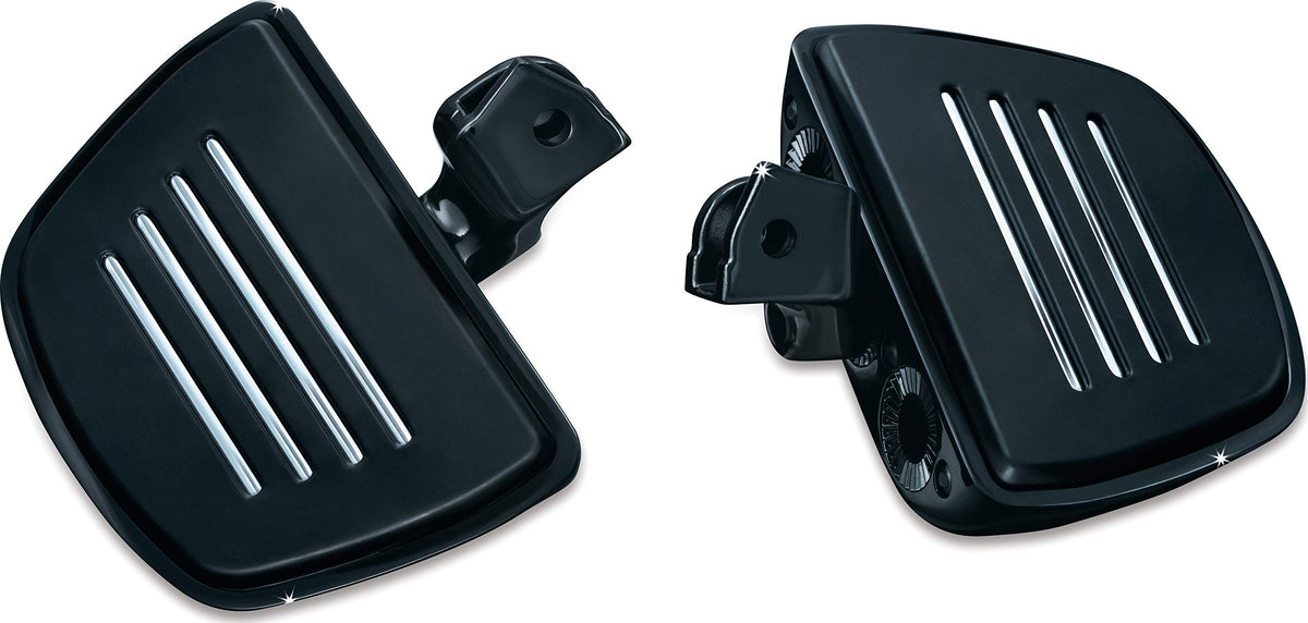 Kuryakyn 7564 Motorcycle Foot Control Component: Premium Mini Board Floorboards with Comfort Drop Mounts for 2001-17 Honda Motor