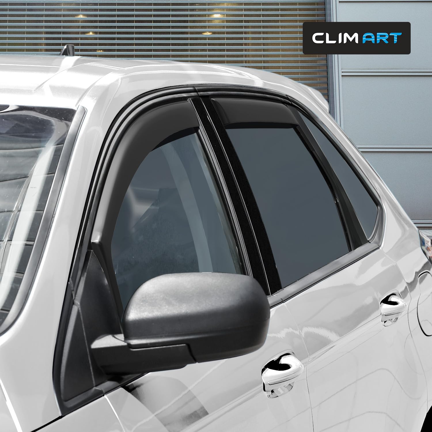 Clim Art In-Channel Incredibly Durable Rain Guards For Ford Edge 2015-2025, Original Window Deflectors, Vent Window Visors, Vent