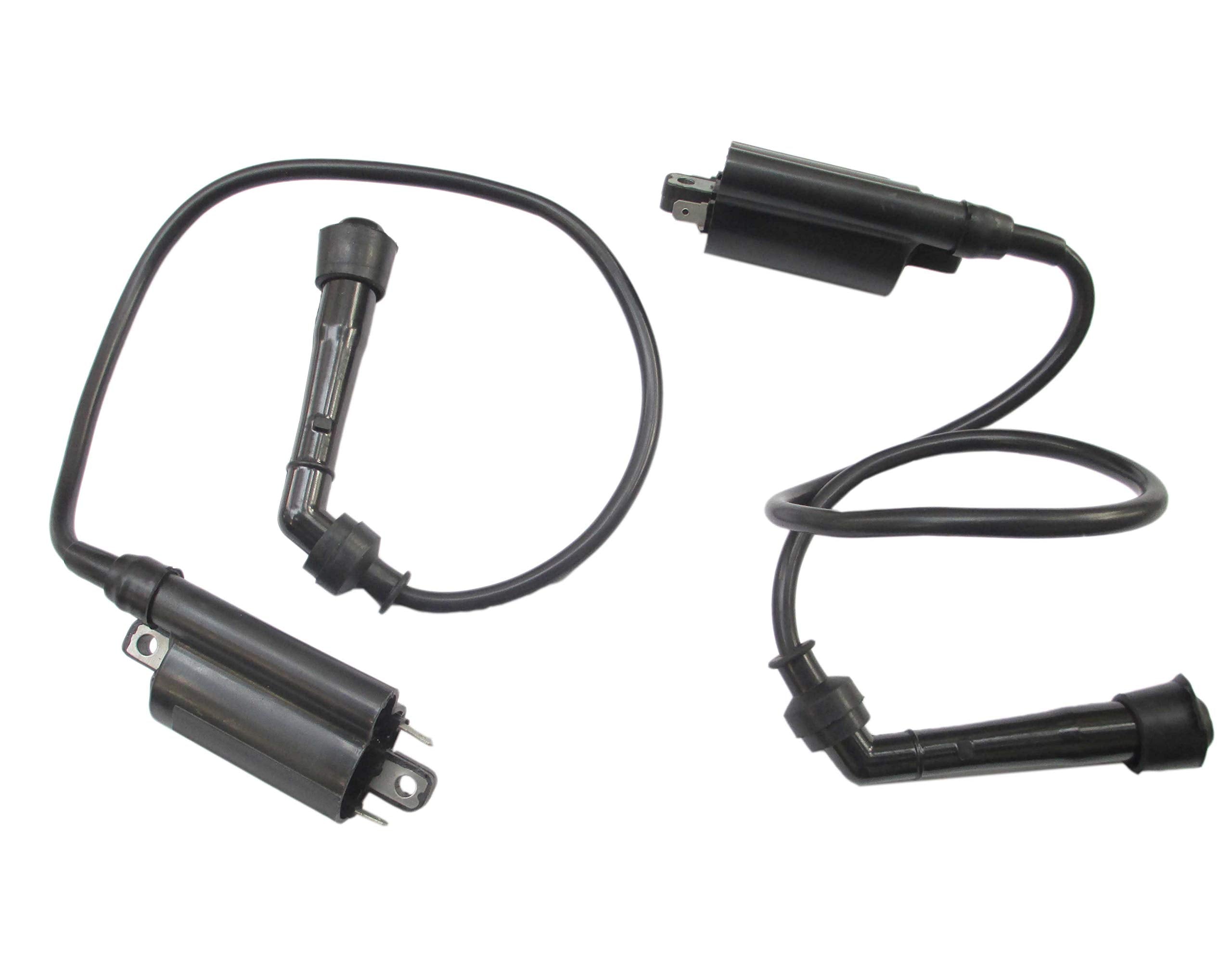 Set Of 2 Ignition Coils Fits Kawasaki Ex500 Ninja 500 500R 1987-2009