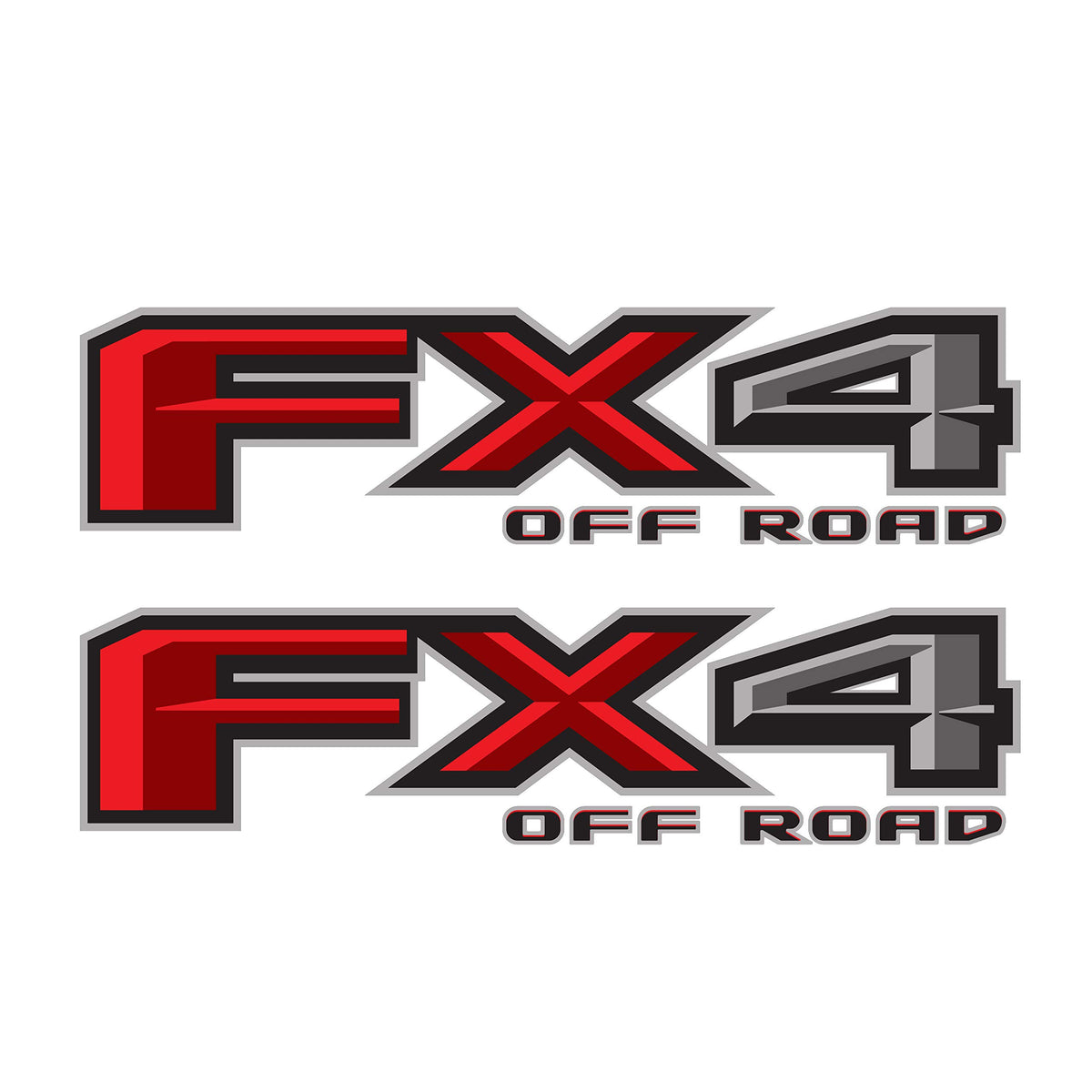 Fx4 Off Road Decal Usa Black Flag Replacement Sticker F 150 Bedside Emblem For 4X4 Truck Super Duty (Fx4 Off Road Decal Original