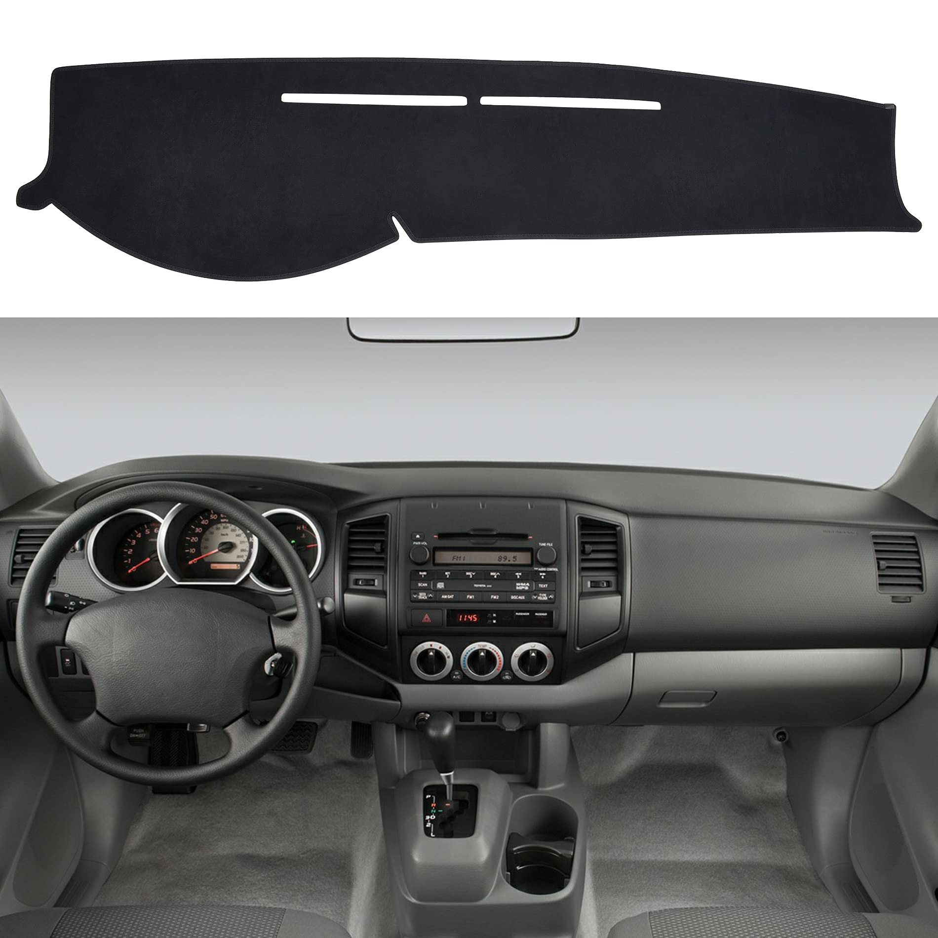 Speedwow Dashboard Dash Board Cover Mat Carpet Compatible With Toyota Tacoma 2005-2015