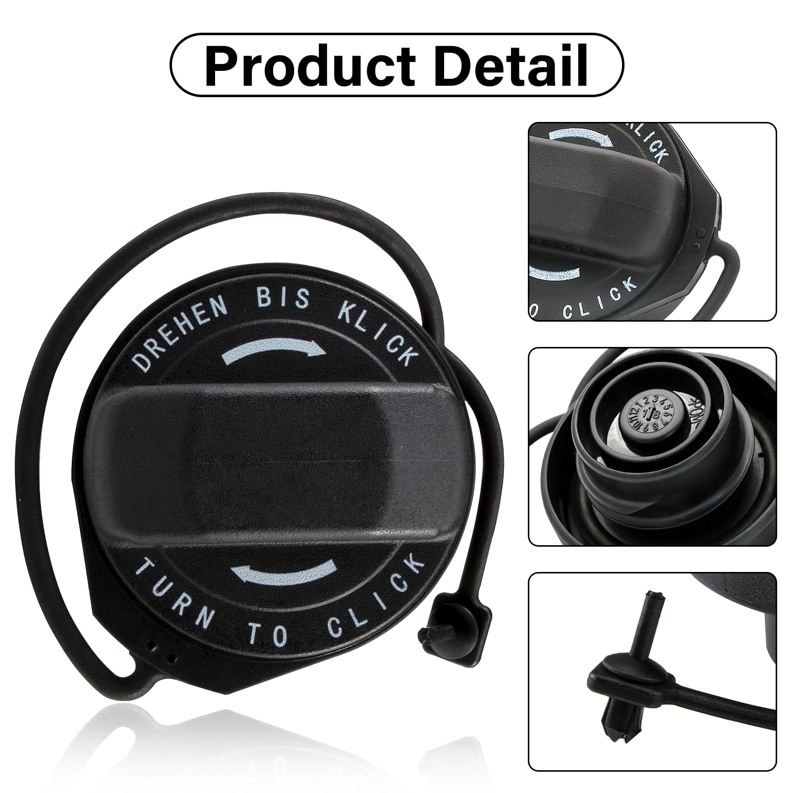 Gas Cap for Porsche, Gas Cap Replacement 99620124103 for Porsche 986 987 996 997, for Boxster 1997-2012, 1998-2013 Porsche 911,