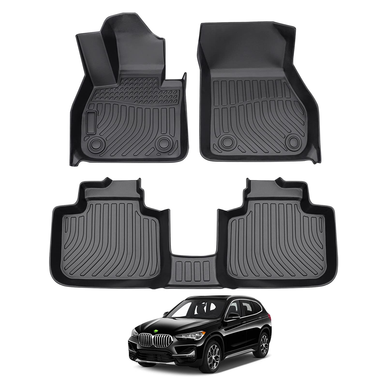 Cartist Floor Mats Fit For Ford Ranger 2024 2025 All Weather Floor Mat Ranger Accessories Heavy Duty Carpet Protection