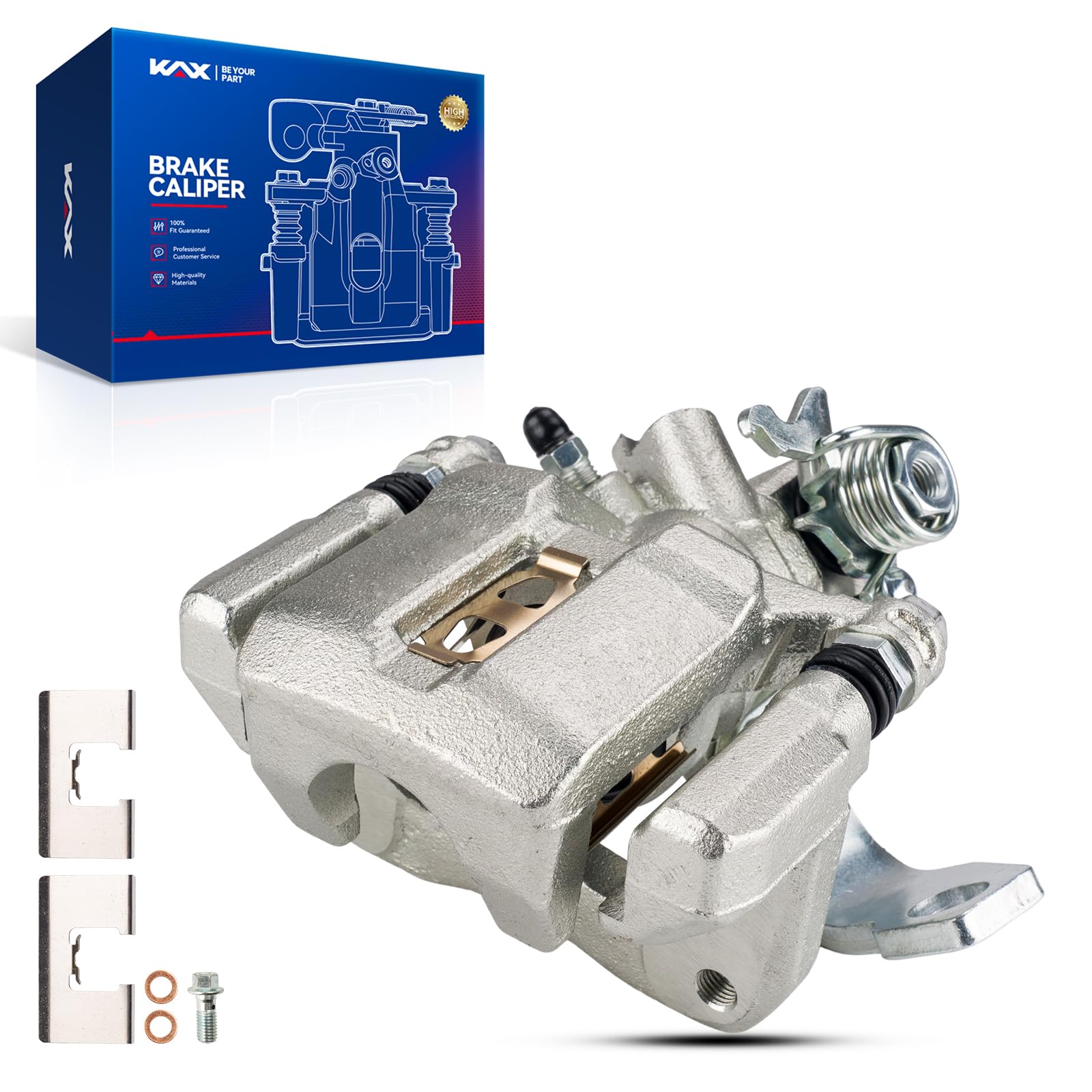 Kax Rear Left Brake Caliper 19B2679 Compatible For Rsx 2002-2006, Civic 2002-2005, Replacement Brake Caliper