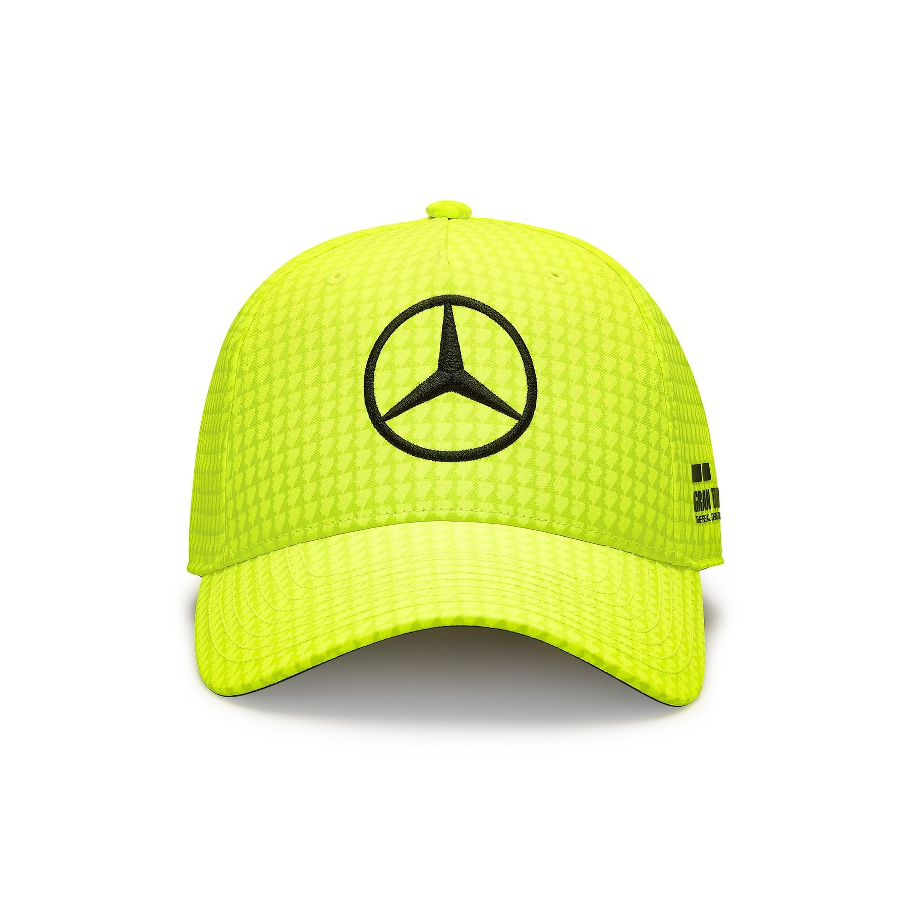 PUM’S Mercedes AMG Petronas 2023 Lewis Hamilton Hat - Unisex One Size - Neon Yellow - Polyester - Model 701223402005000