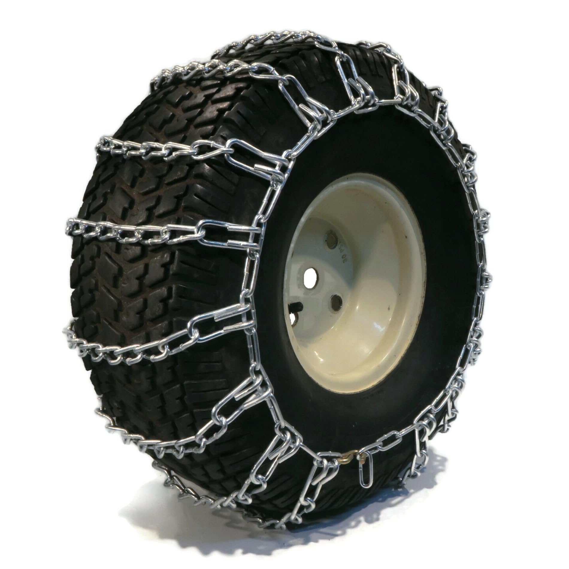 The Rop Shop | Pair Of 2 Link Tire Chains 18X6.5X8 For Snow Blowers, Lawn & Garden Tractors, Mowers & Riders, Utv, Atv, 4-Wheelers, Utility Vehicles