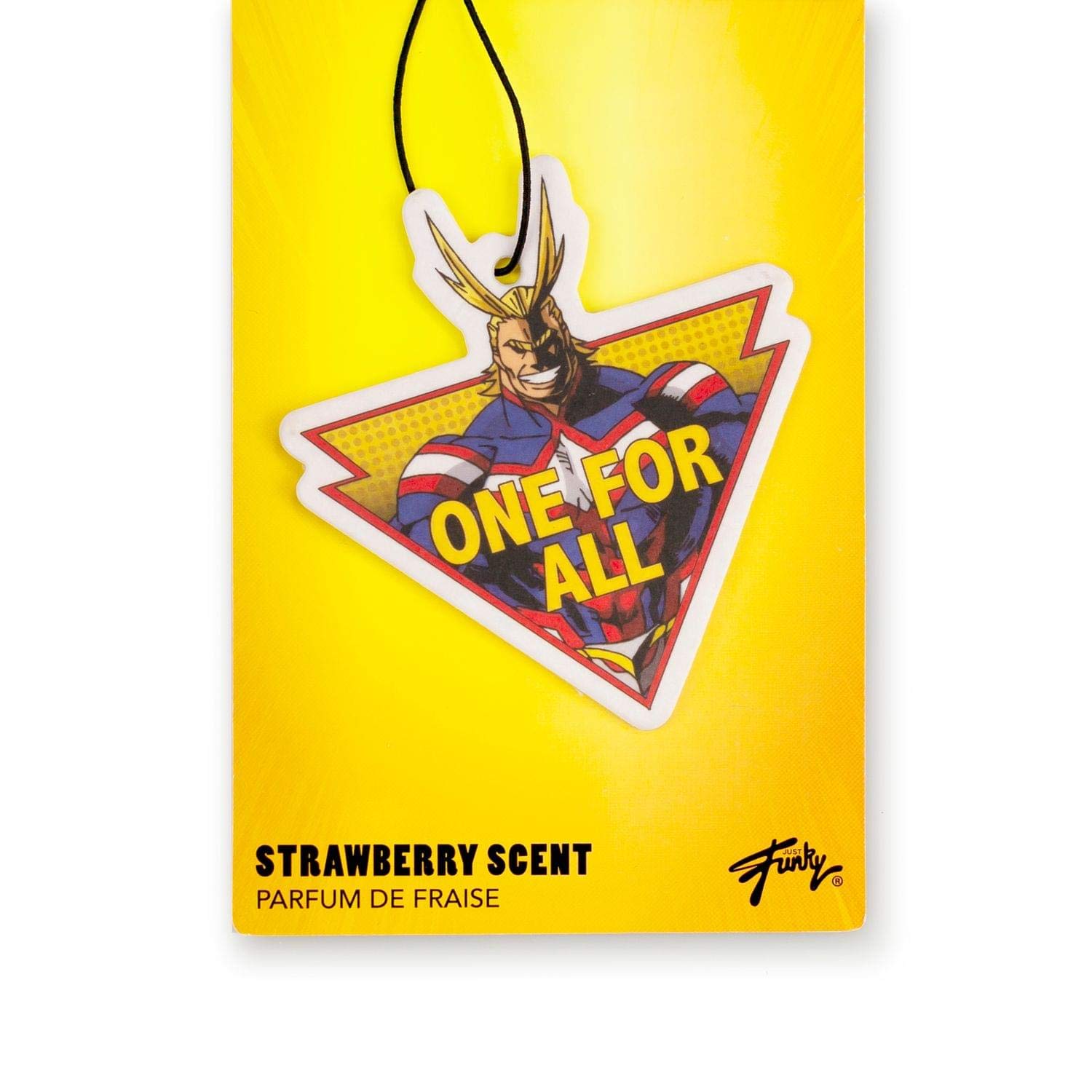 My Hero Academia All Might Hanging Air Freshener, Strawberry Scent Anime Figure