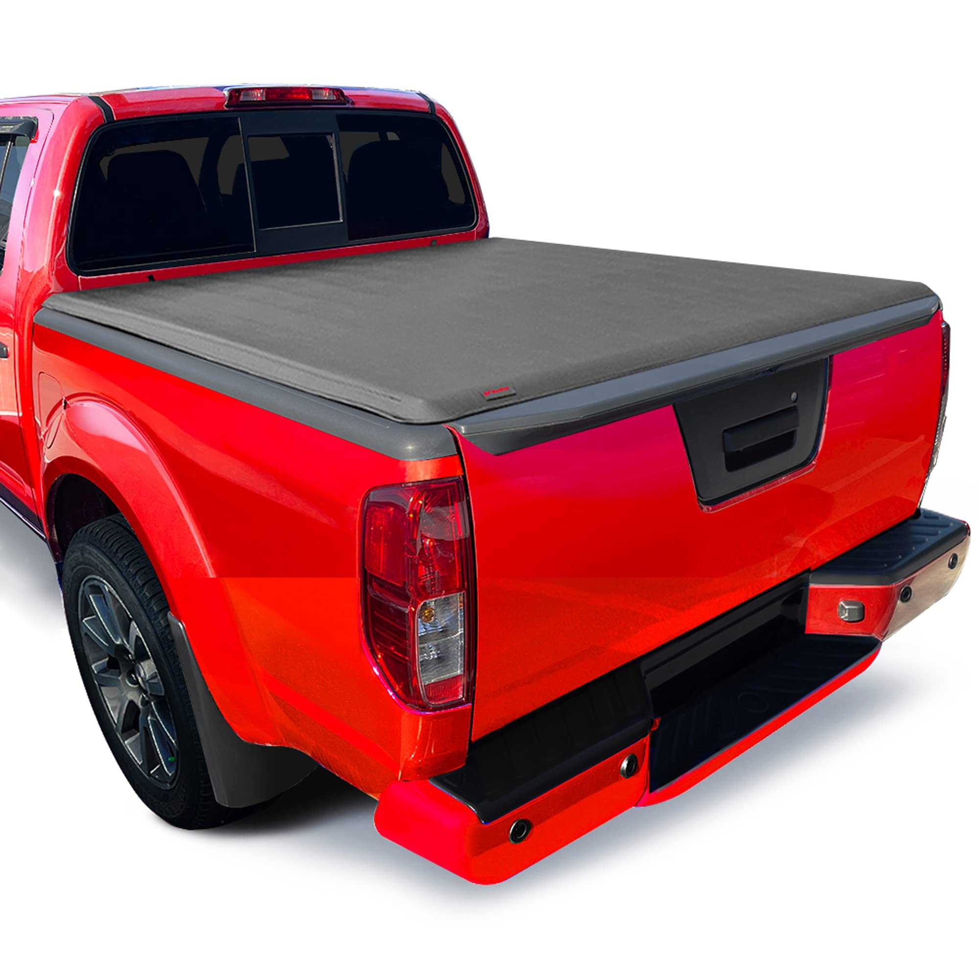 MaxMate Soft Roll-up Truck Bed Tonneau Cover Compatible with 2005-2021 Nissan Frontier; 2009-2012 Suzuki Equator | 6' (73'') Bed