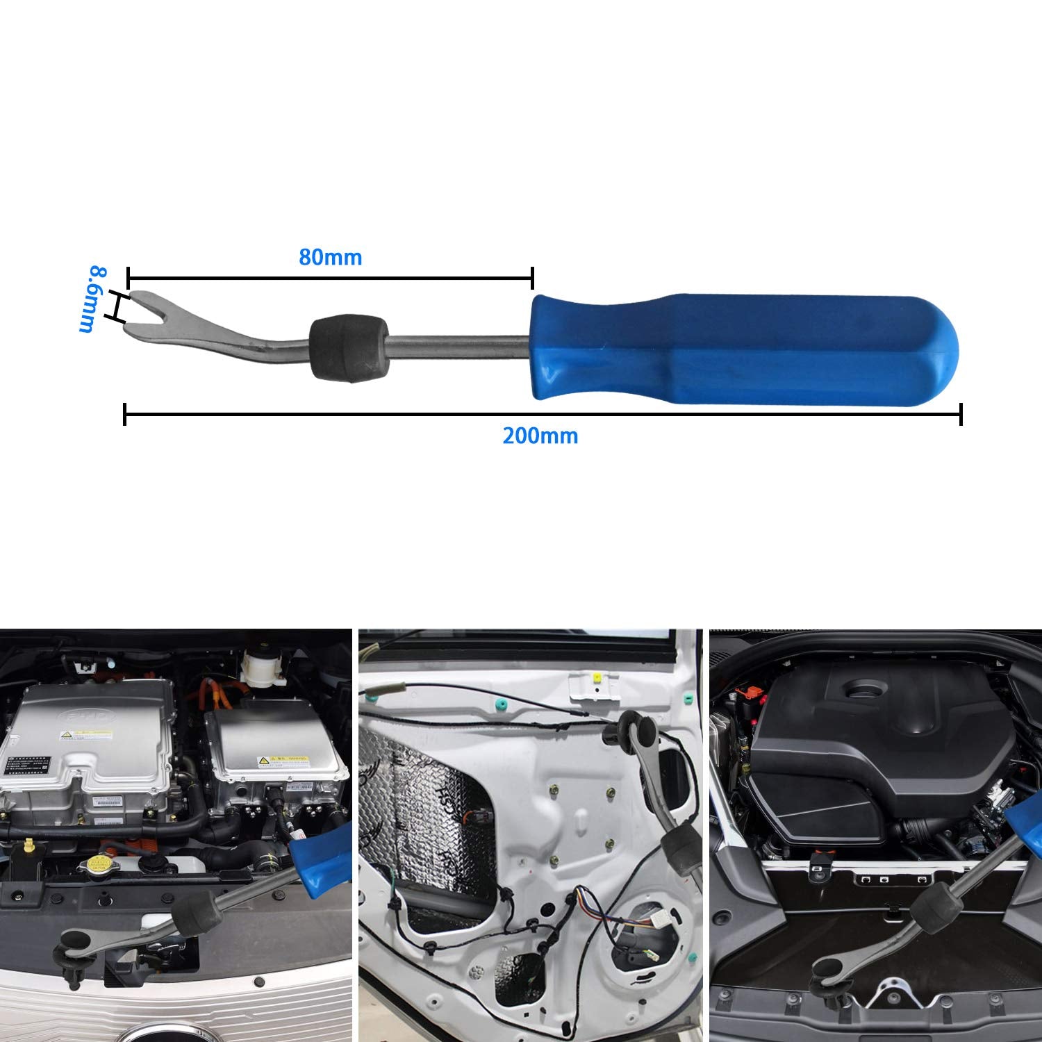 Shineyoo Car Retainer Clips 620Pcs Plastic Fasteners Kit Fender Rivet Clips 16 Most Popular Sizes Auto Push Pin Rivets Kit With