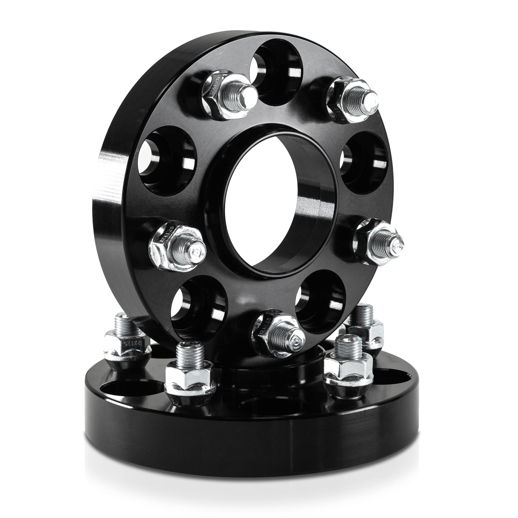 25Mm (1 Inch) Black Wheel Spacers 5X114.3 For 240Sx 350Z 370Z 300Zx Gtr Murano Maxima Sentra Compatible For Infiniti G35 G37 Q60