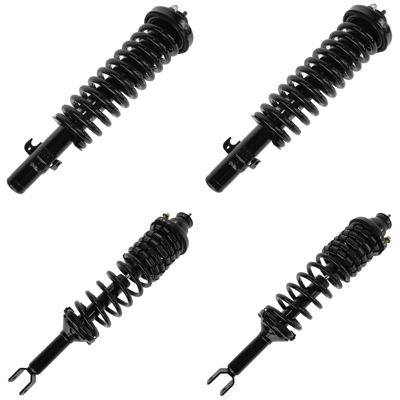 Trq Front And Rear Strut & Coil Spring Assembly Set Driver & Passenger Sides Compatible With 90-93 Honda Accord